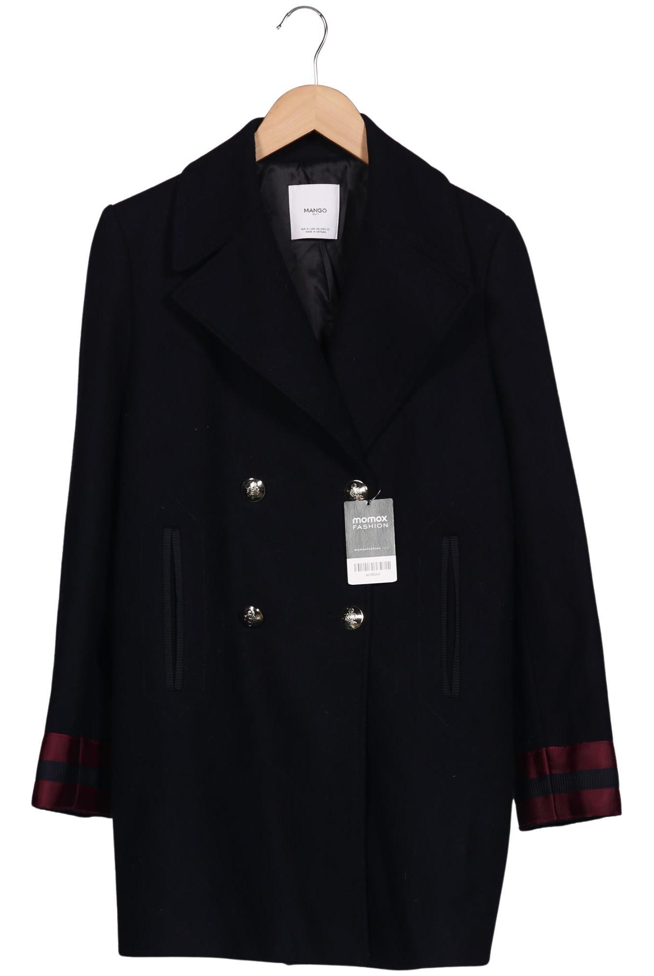 

Mango Damen Mantel, marineblau, Gr. 36