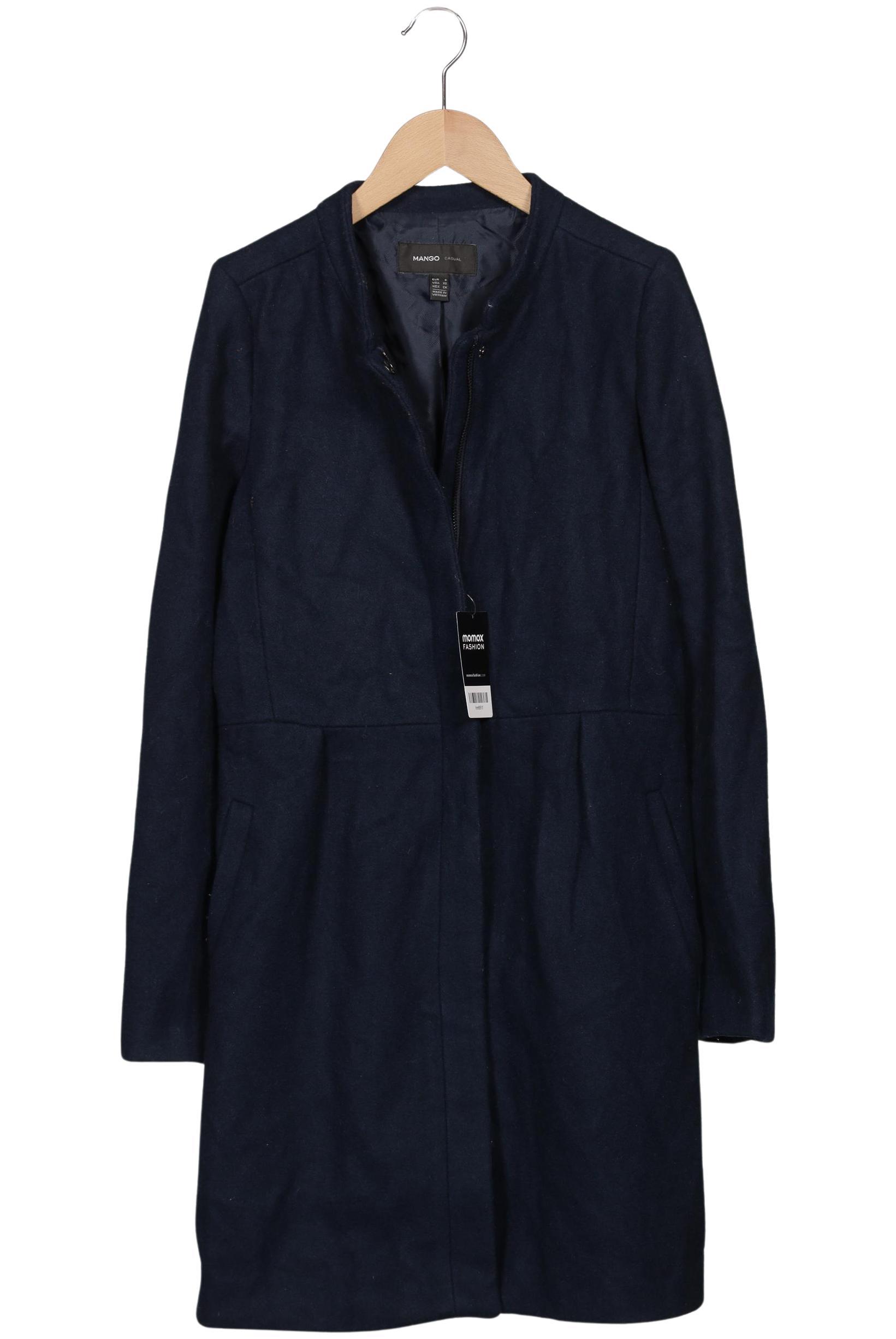 

Mango Damen Mantel, marineblau, Gr. 36