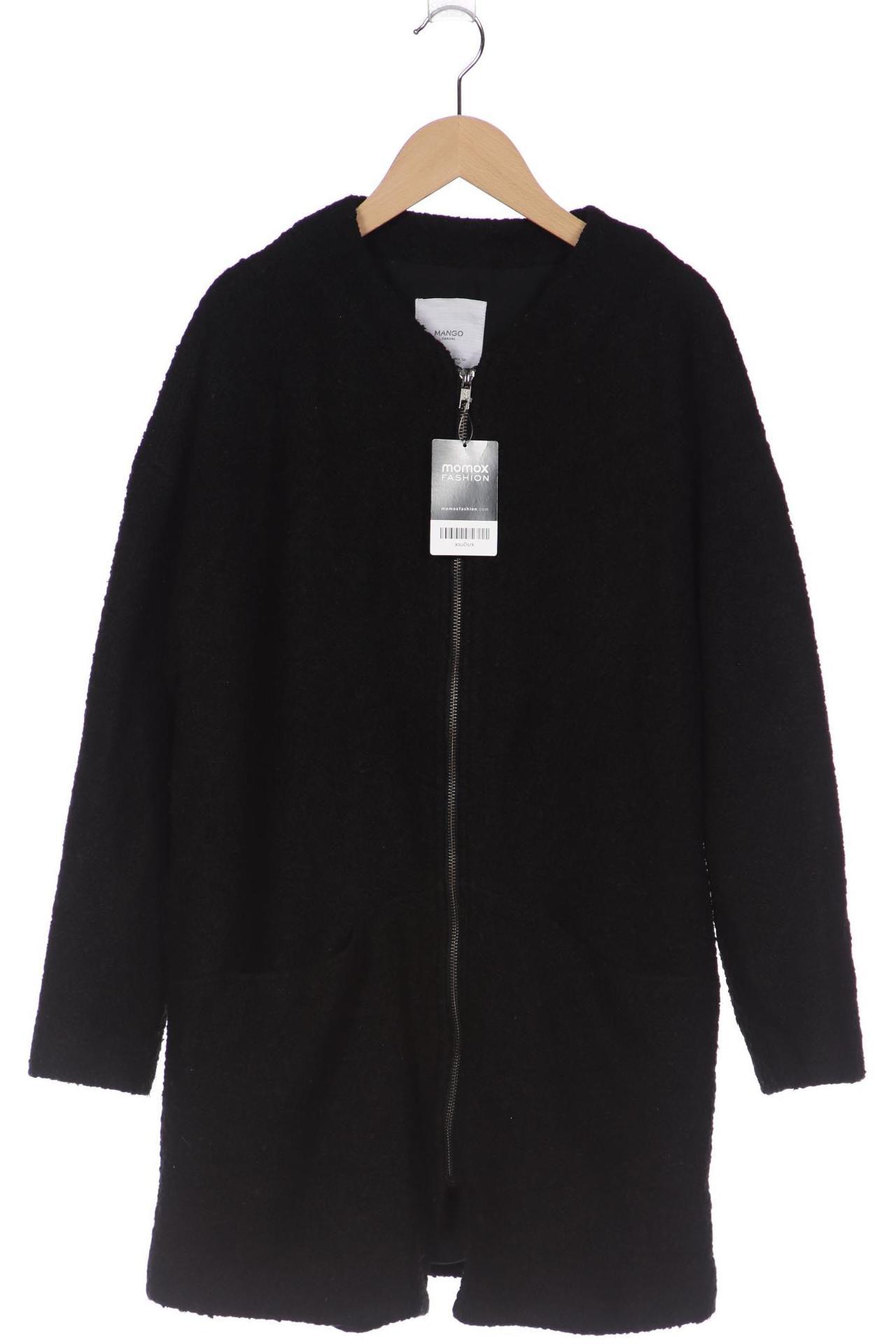 

MANGO Damen Mantel, schwarz