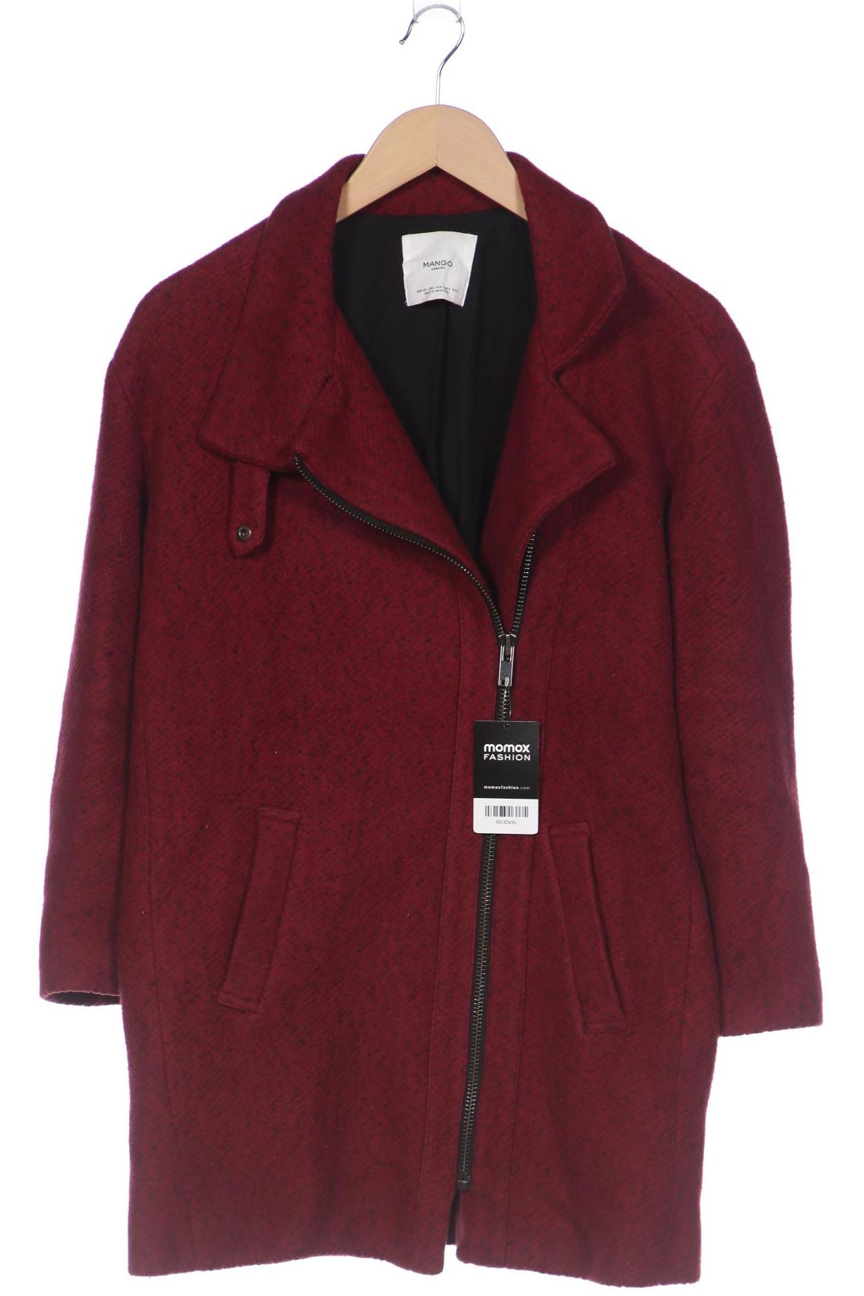 

Mango Damen Mantel, bordeaux, Gr. 34