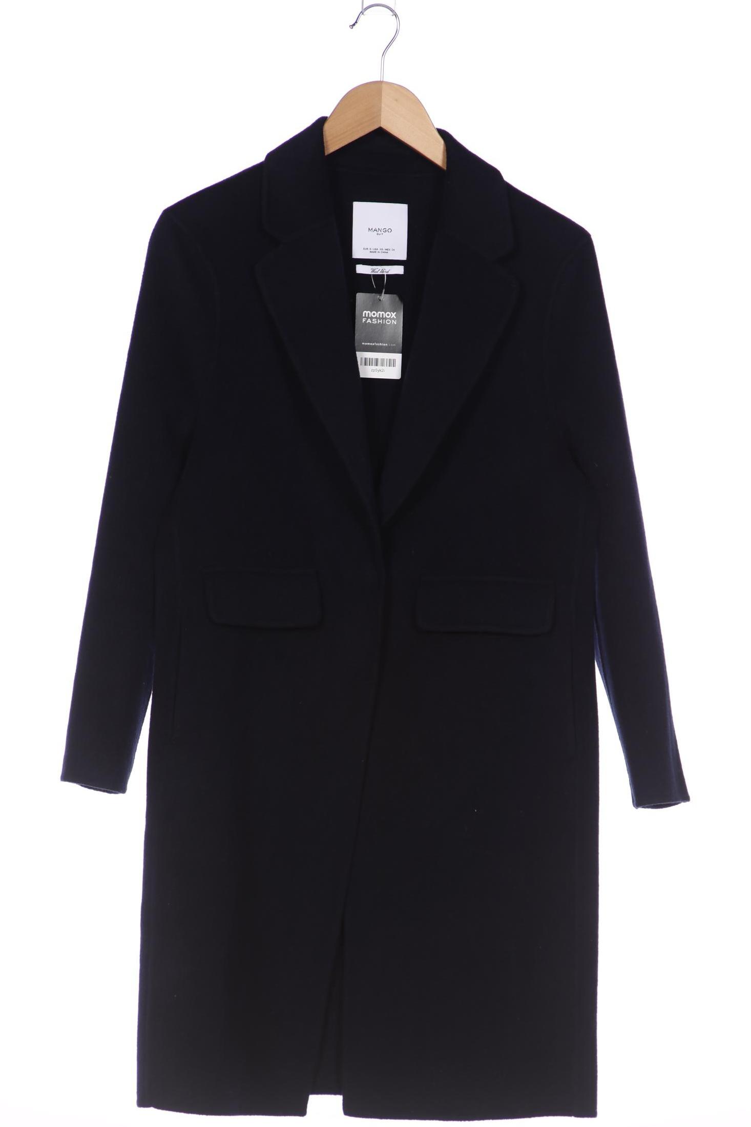 

Mango Damen Mantel, marineblau, Gr. 36
