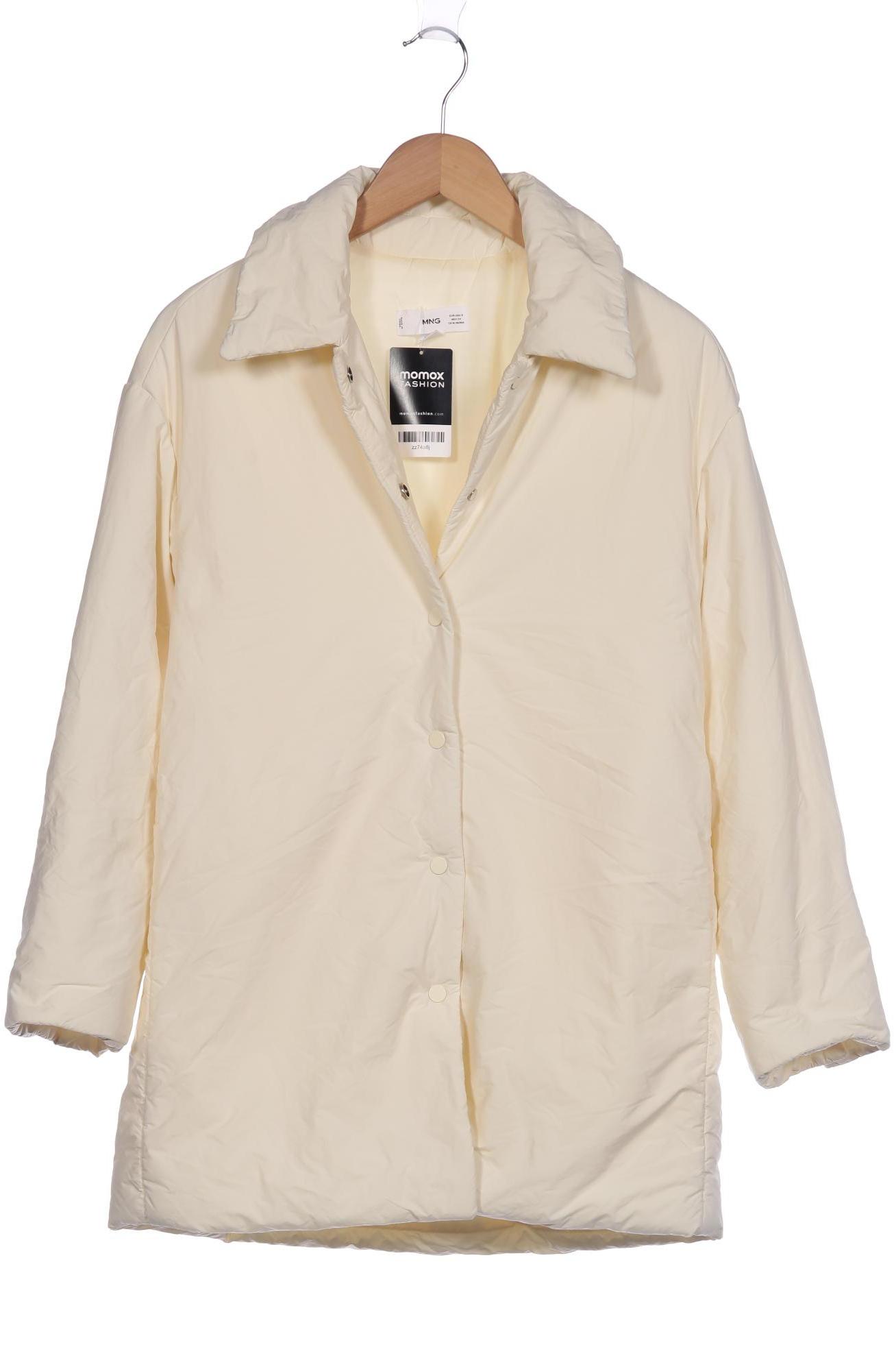 

MANGO Damen Mantel, cremeweiß