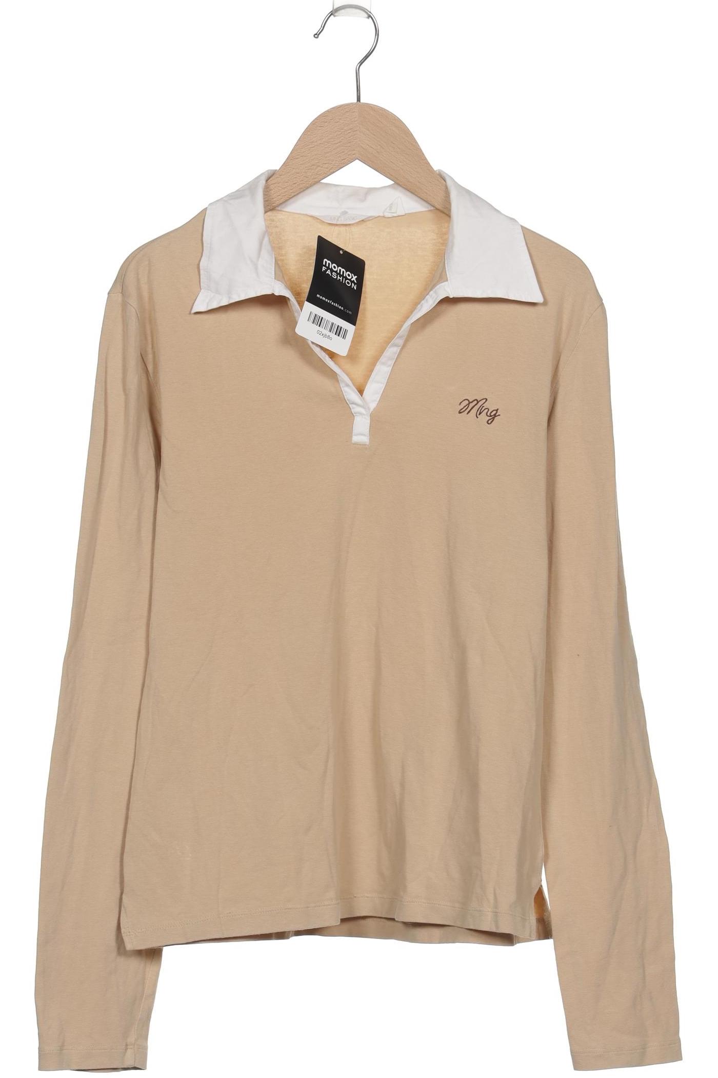 

Mango Damen Poloshirt, beige, Gr. 42