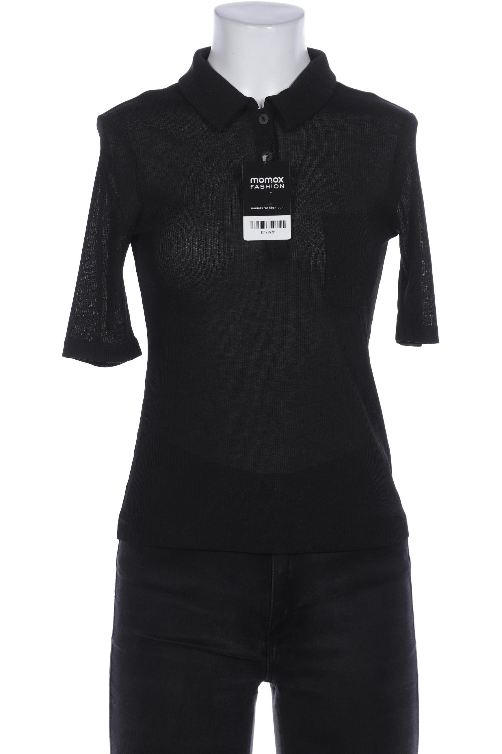 

Mango Damen Poloshirt, schwarz, Gr. 36
