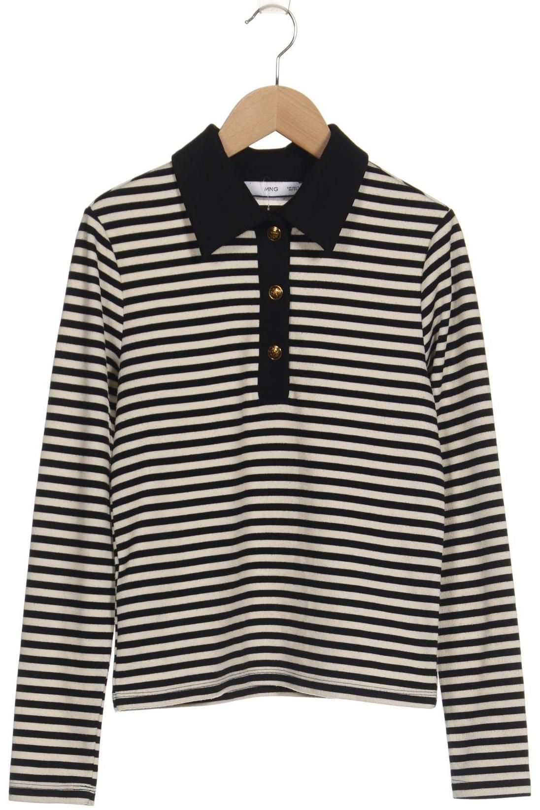 

Mango Damen Poloshirt, schwarz, Gr. 36