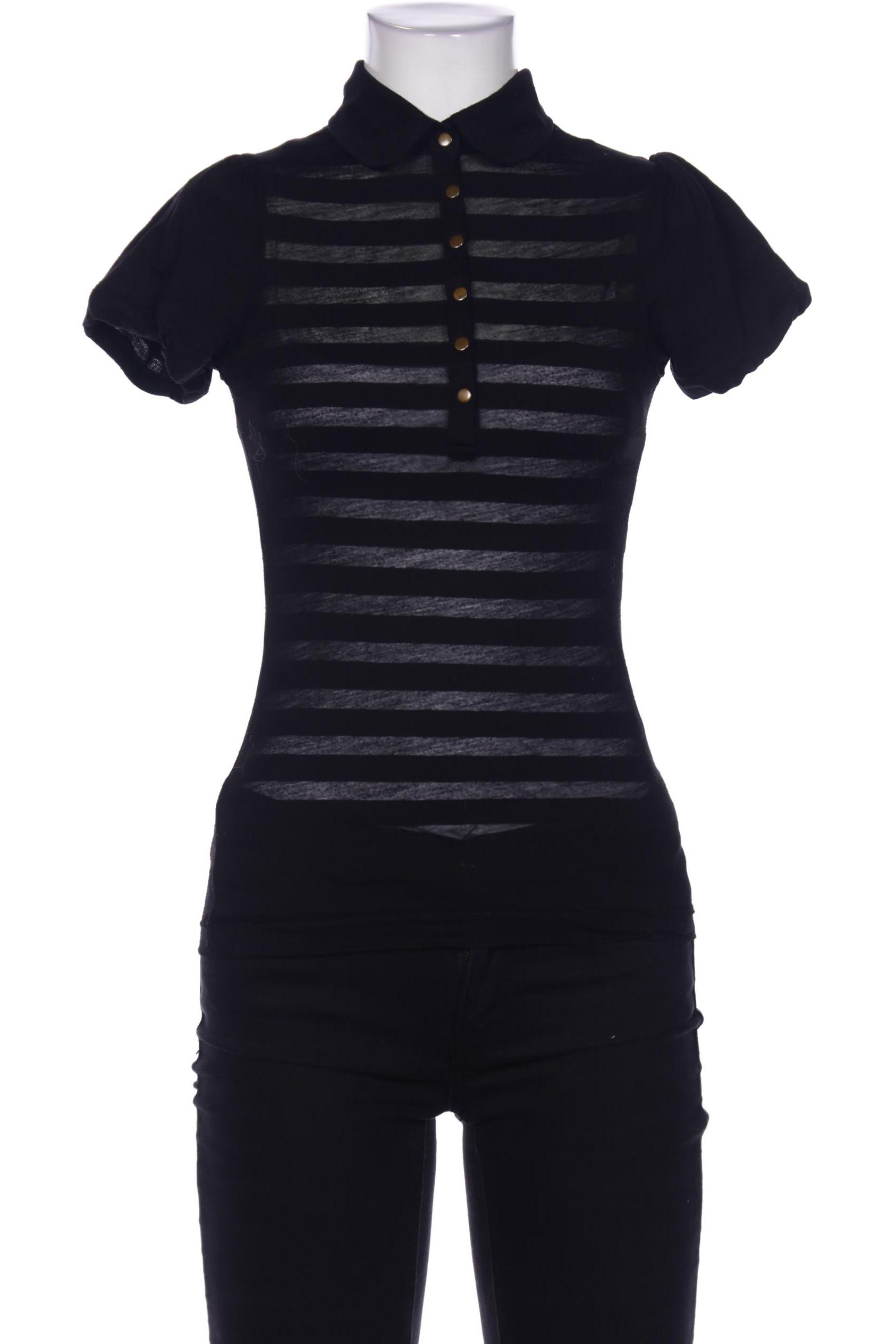 

Mango Damen Poloshirt, schwarz, Gr. 34