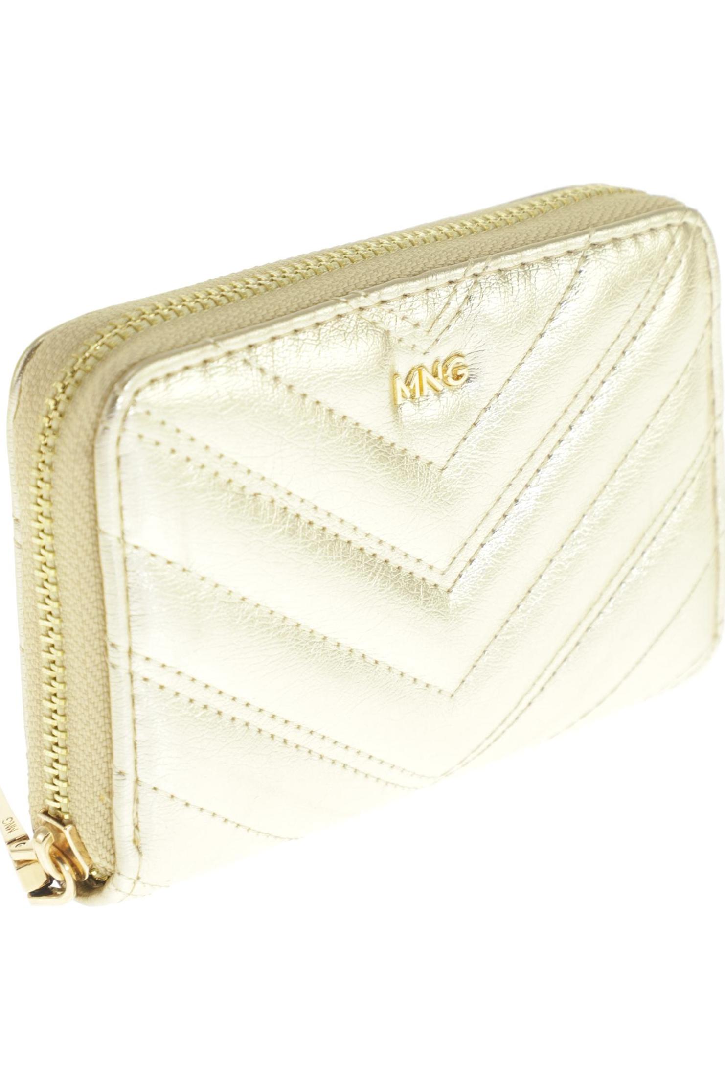 

MANGO Damen Portemonnaie, gold