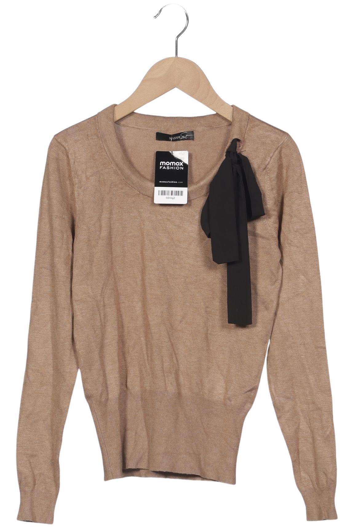 

Mango Damen Pullover, beige, Gr. 30