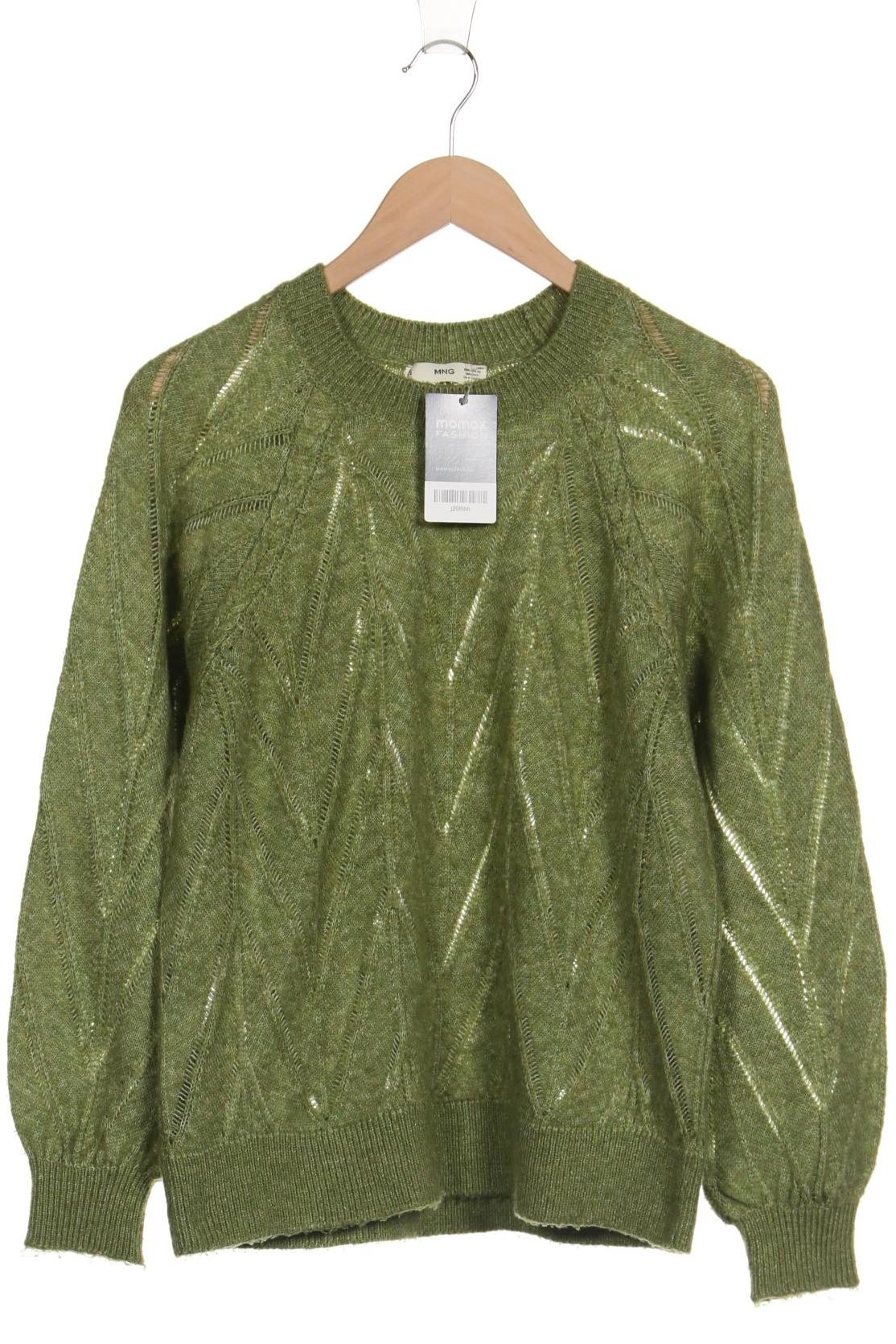 

Mango Damen Pullover, grün, Gr. 34