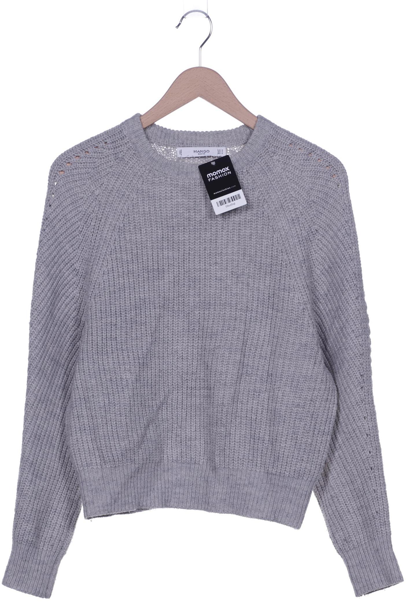 

Mango Damen Pullover, grau, Gr. 38