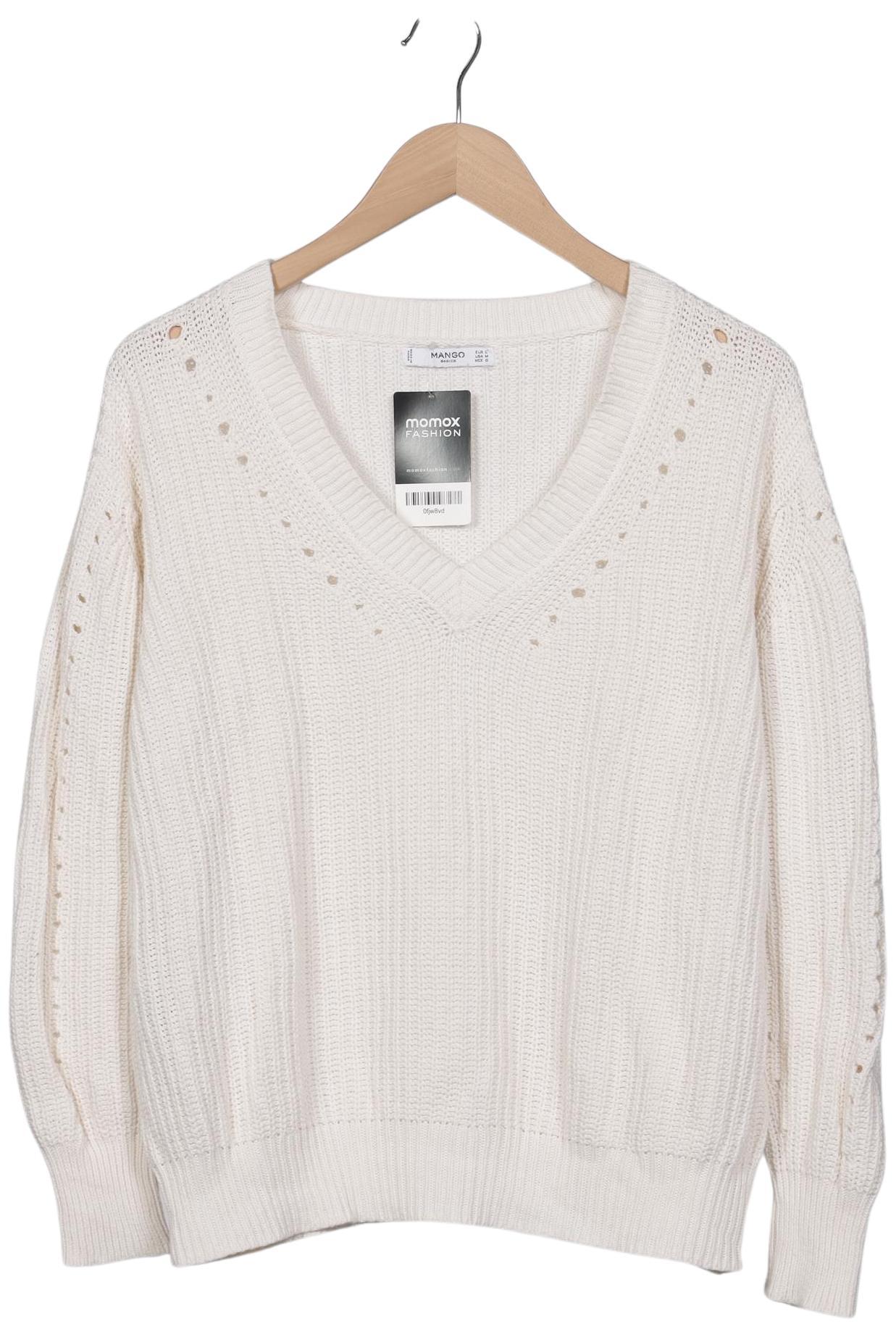 

Mango Damen Pullover, cremeweiß, Gr. 42