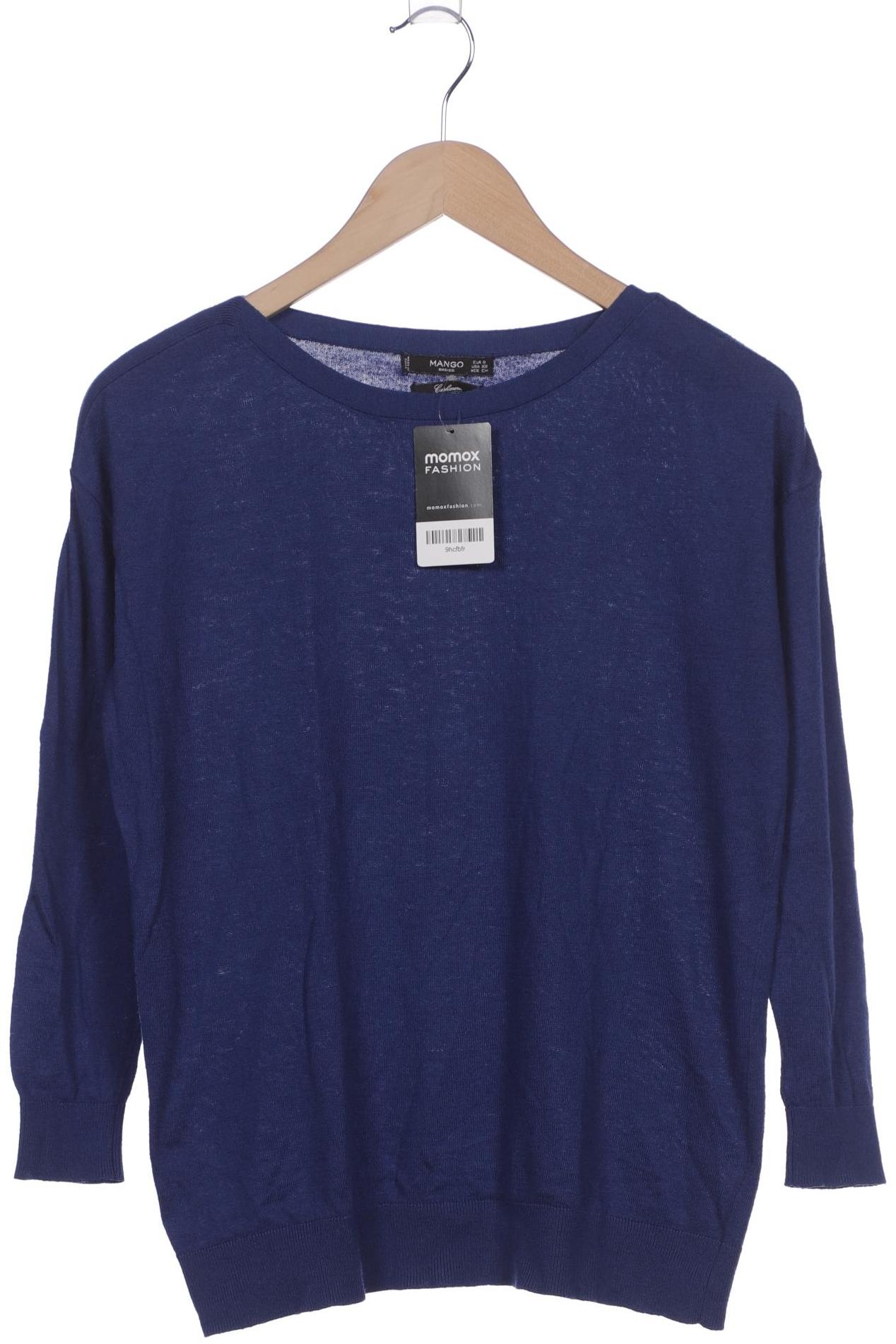 

Mango Damen Pullover, blau, Gr. 36
