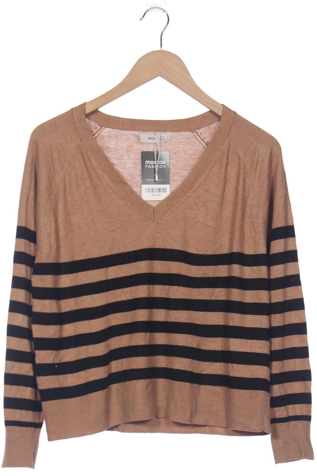 

Mango Damen Pullover, beige, Gr. 36