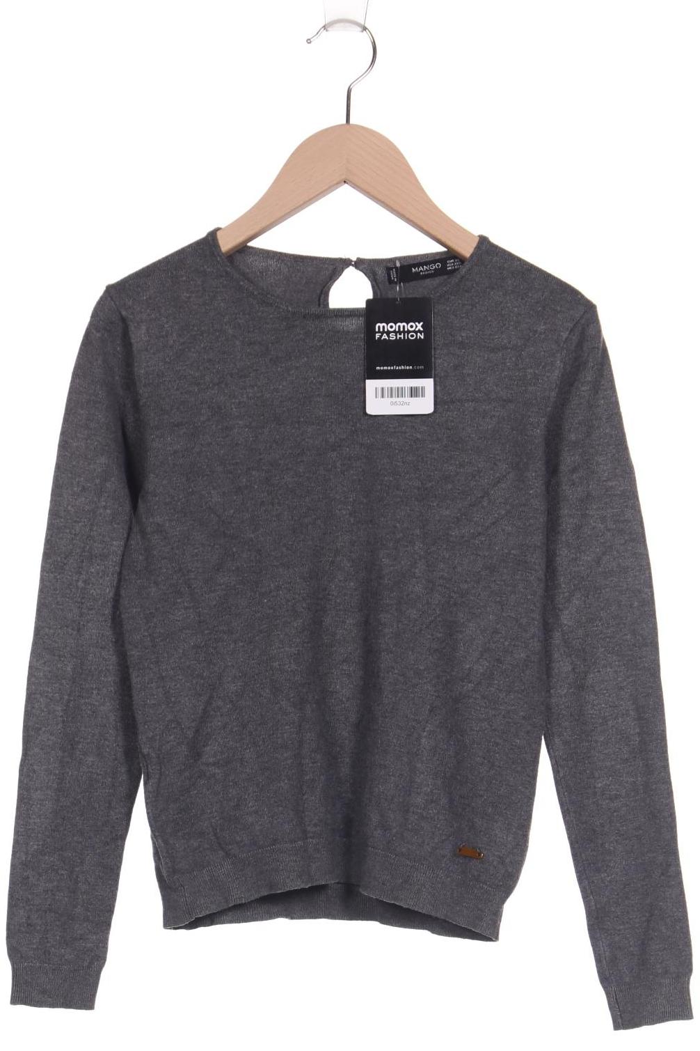 

Mango Damen Pullover, grau, Gr. 34