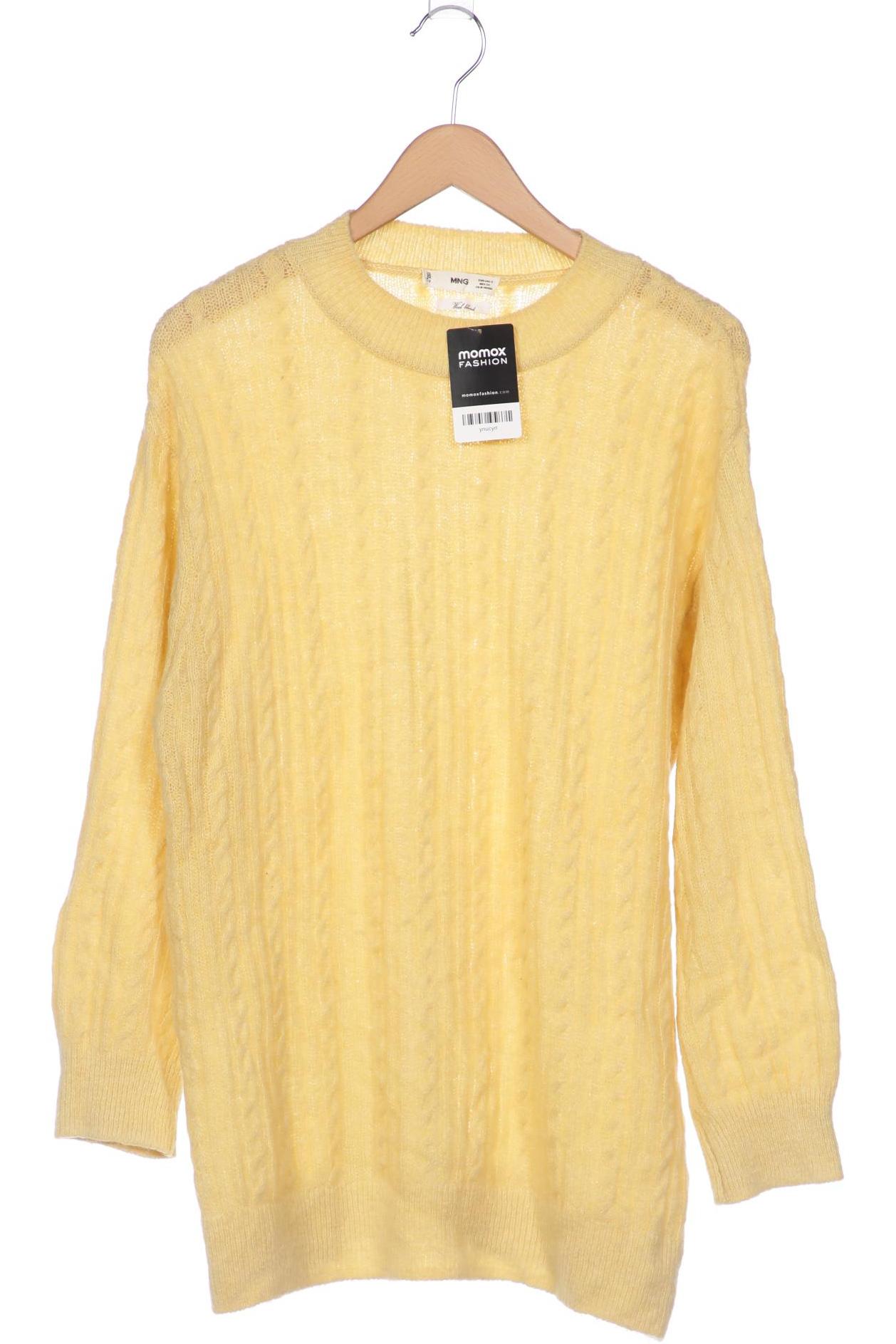 

Mango Damen Pullover, gelb, Gr. 36
