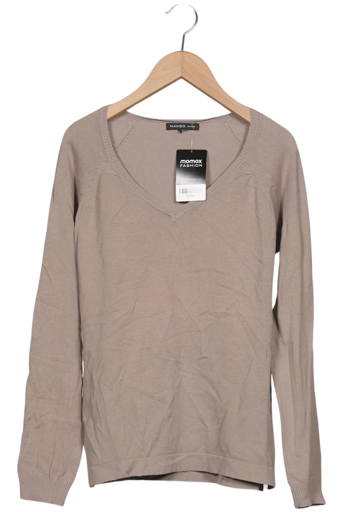 

Mango Damen Pullover, beige, Gr. 38