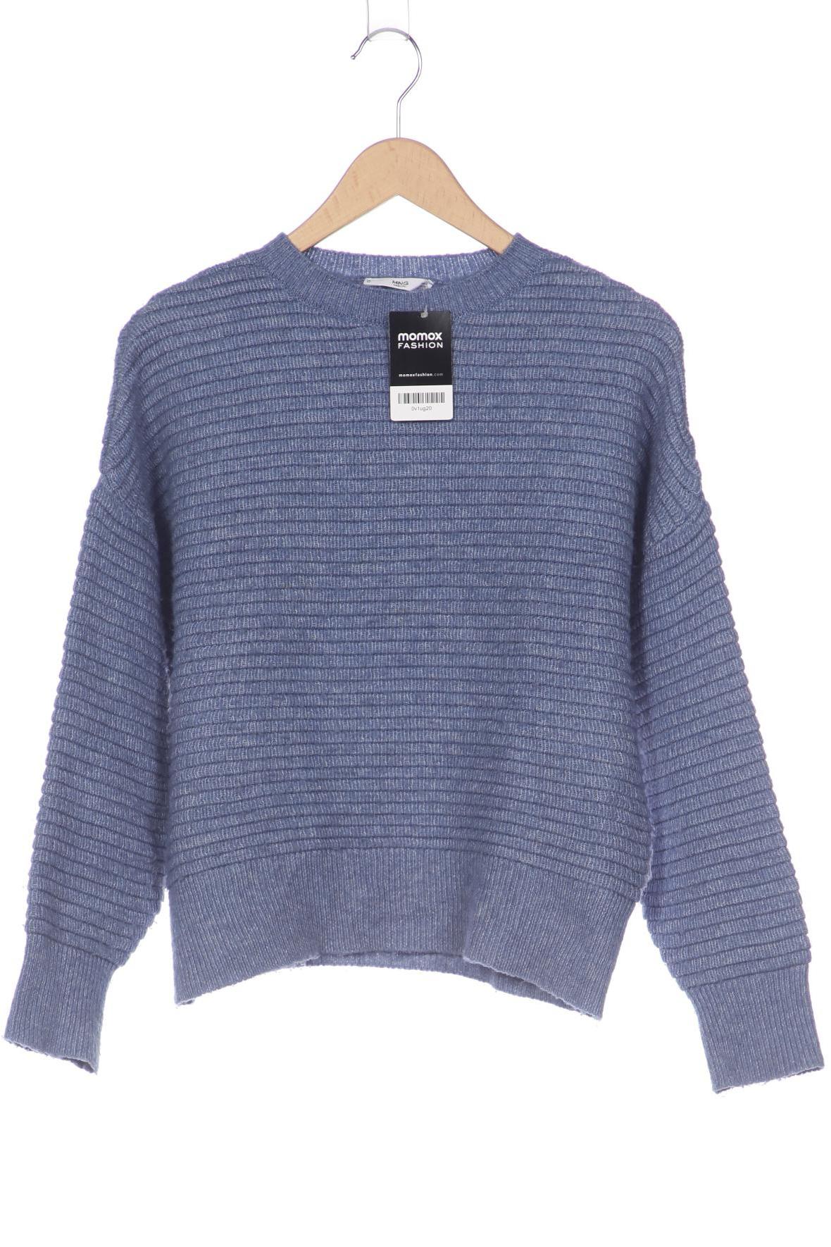 

Mango Damen Pullover, blau, Gr. 36