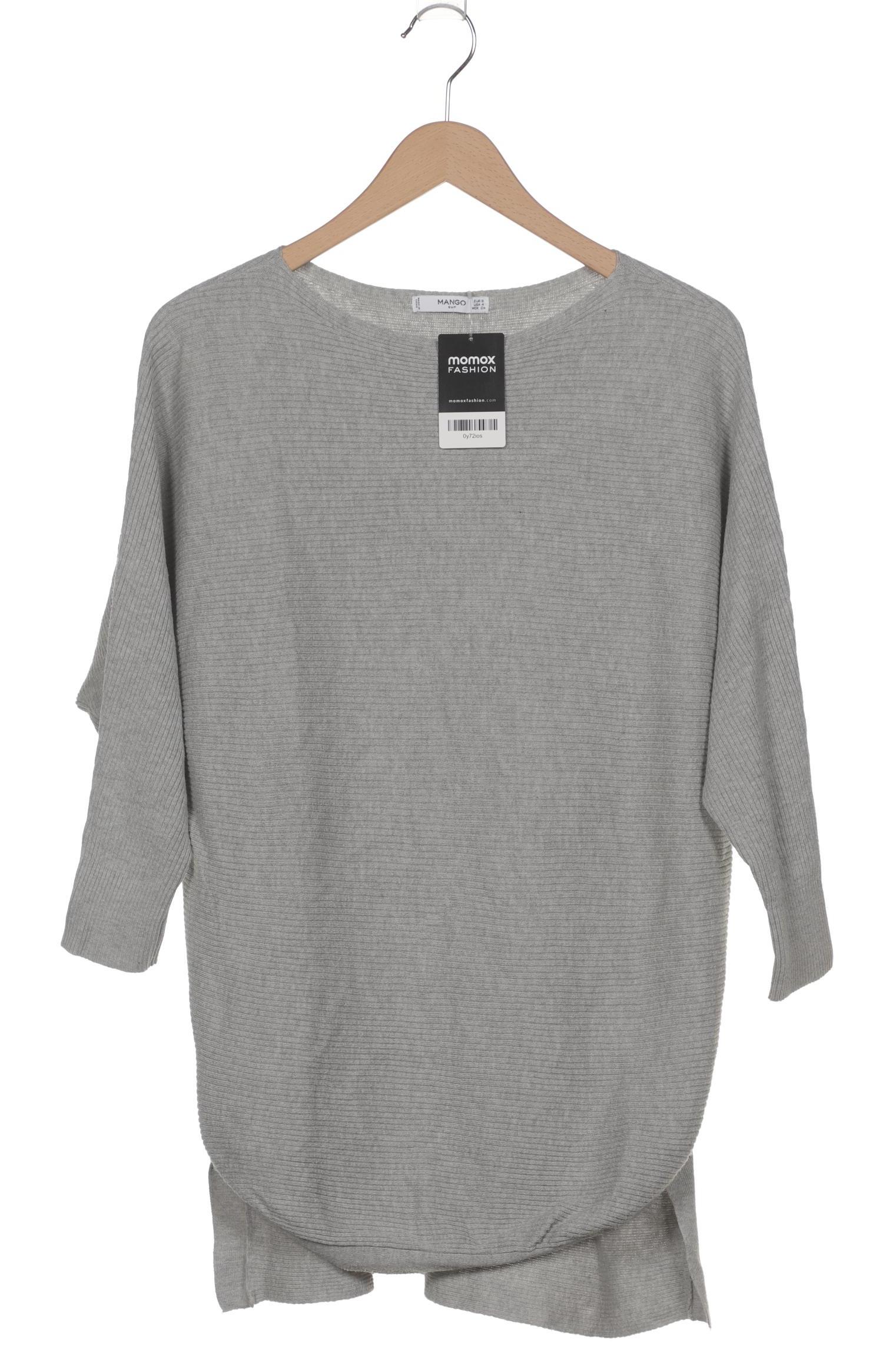 

Mango Damen Pullover, grau, Gr. 36