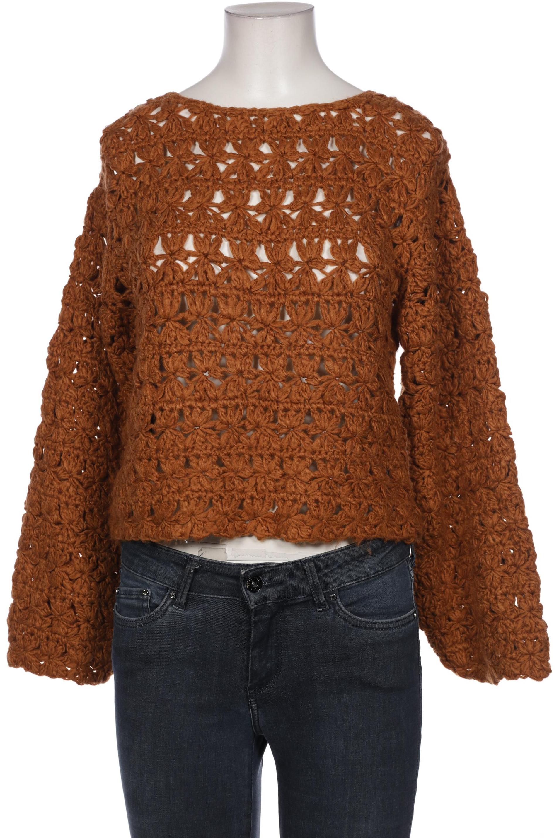 

Mango Damen Pullover, braun, Gr. 36