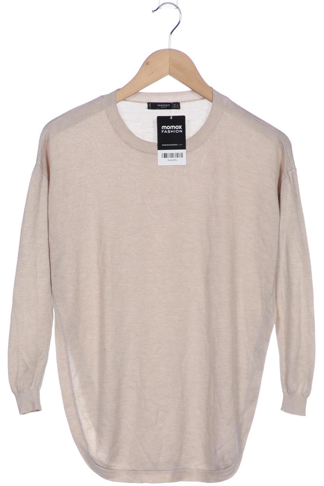 

Mango Damen Pullover, beige, Gr. 36