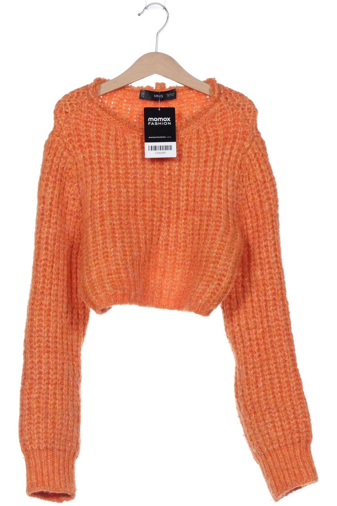 

Mango Damen Pullover, orange, Gr. 34