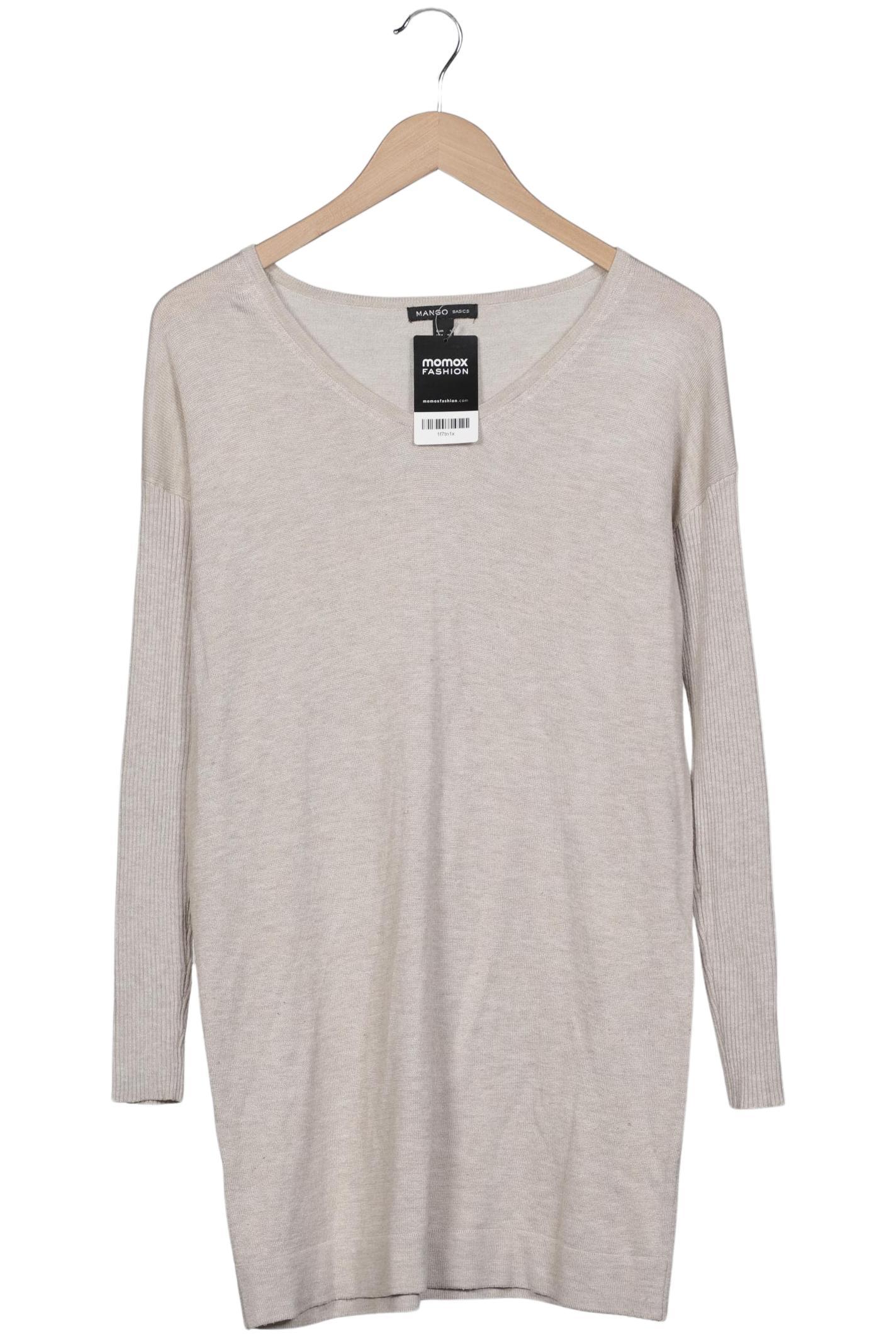 

Mango Damen Pullover, beige, Gr. 36