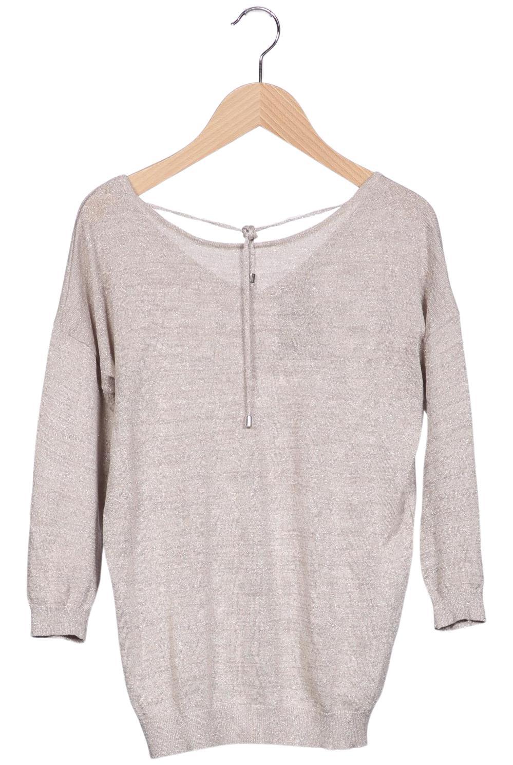 

Mango Damen Pullover, beige, Gr. 36