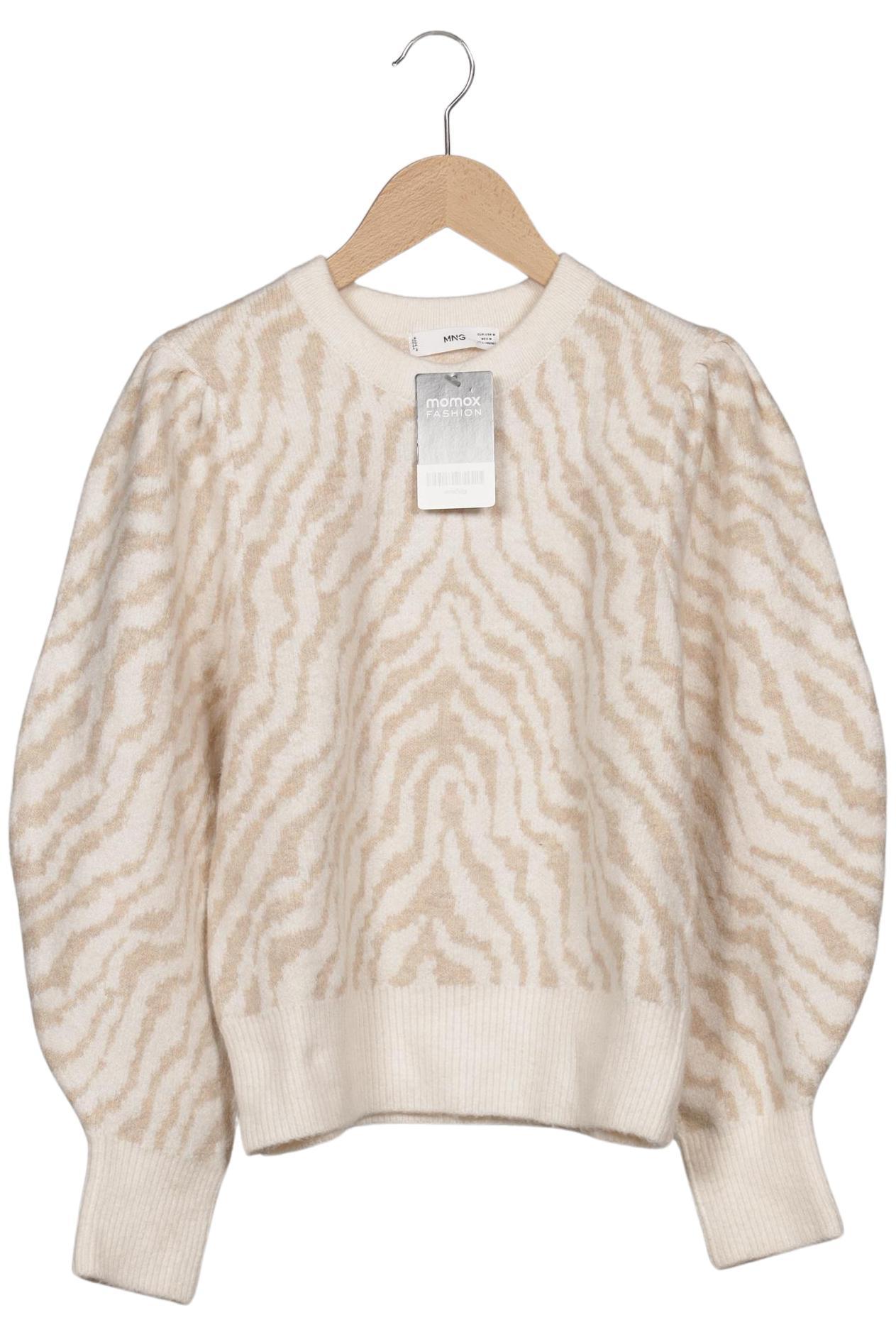 

Mango Damen Pullover, beige, Gr. 38