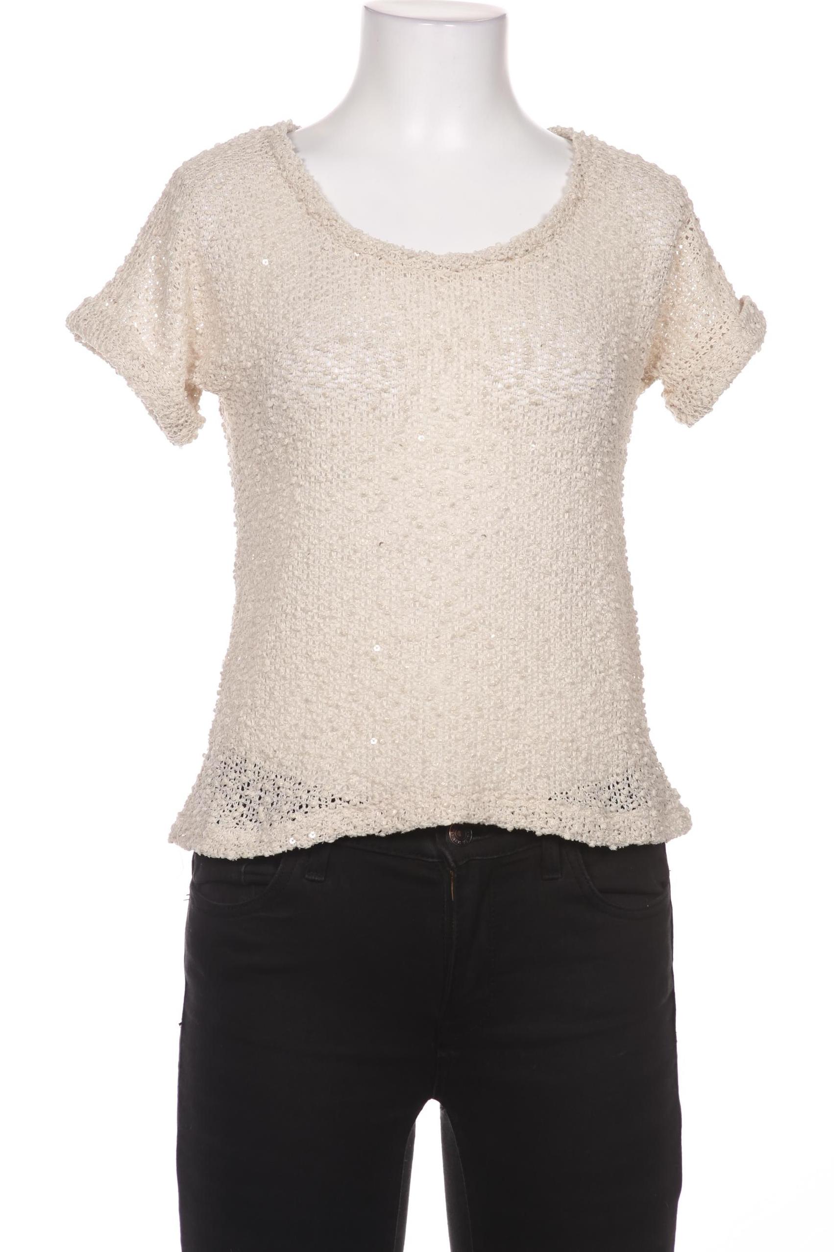

Mango Damen Pullover, beige, Gr. 36