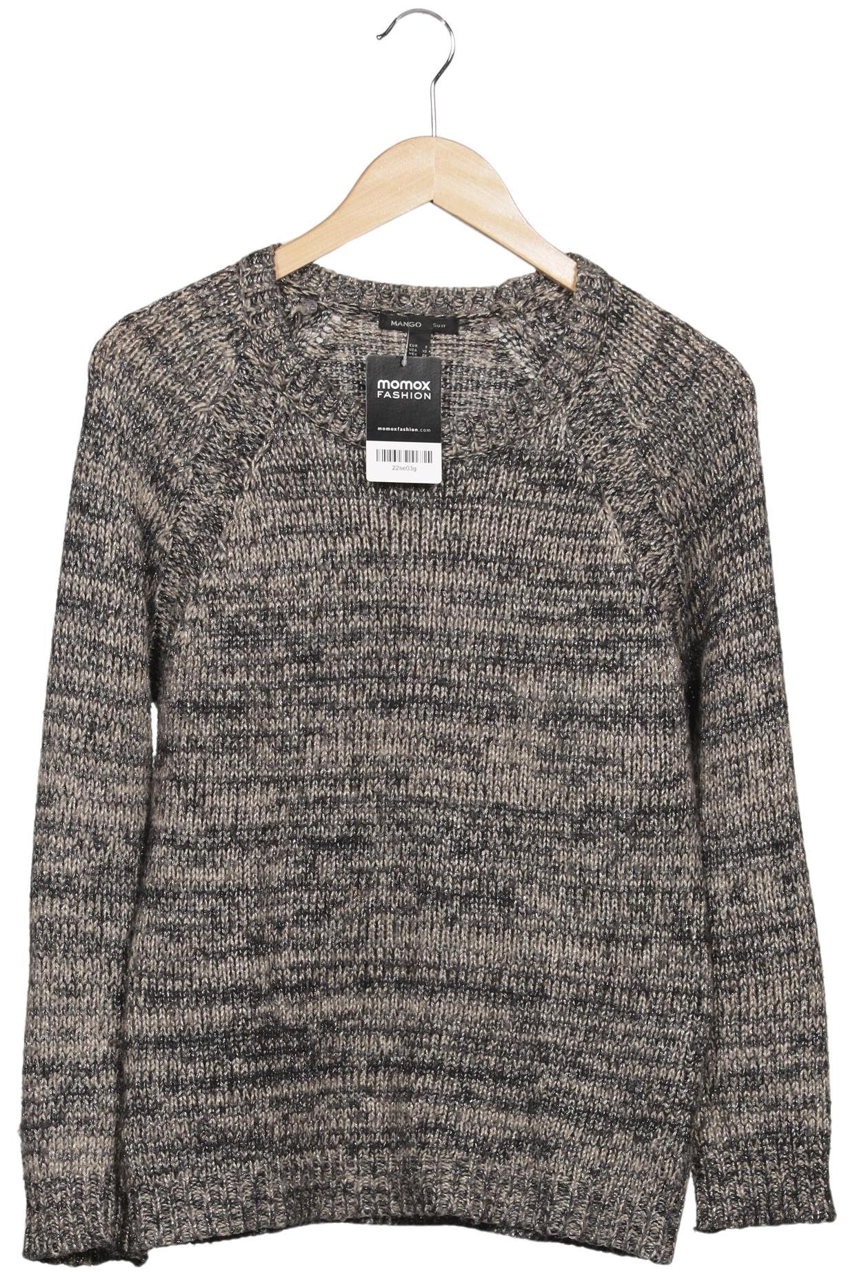 

Mango Damen Pullover, grau, Gr. 36