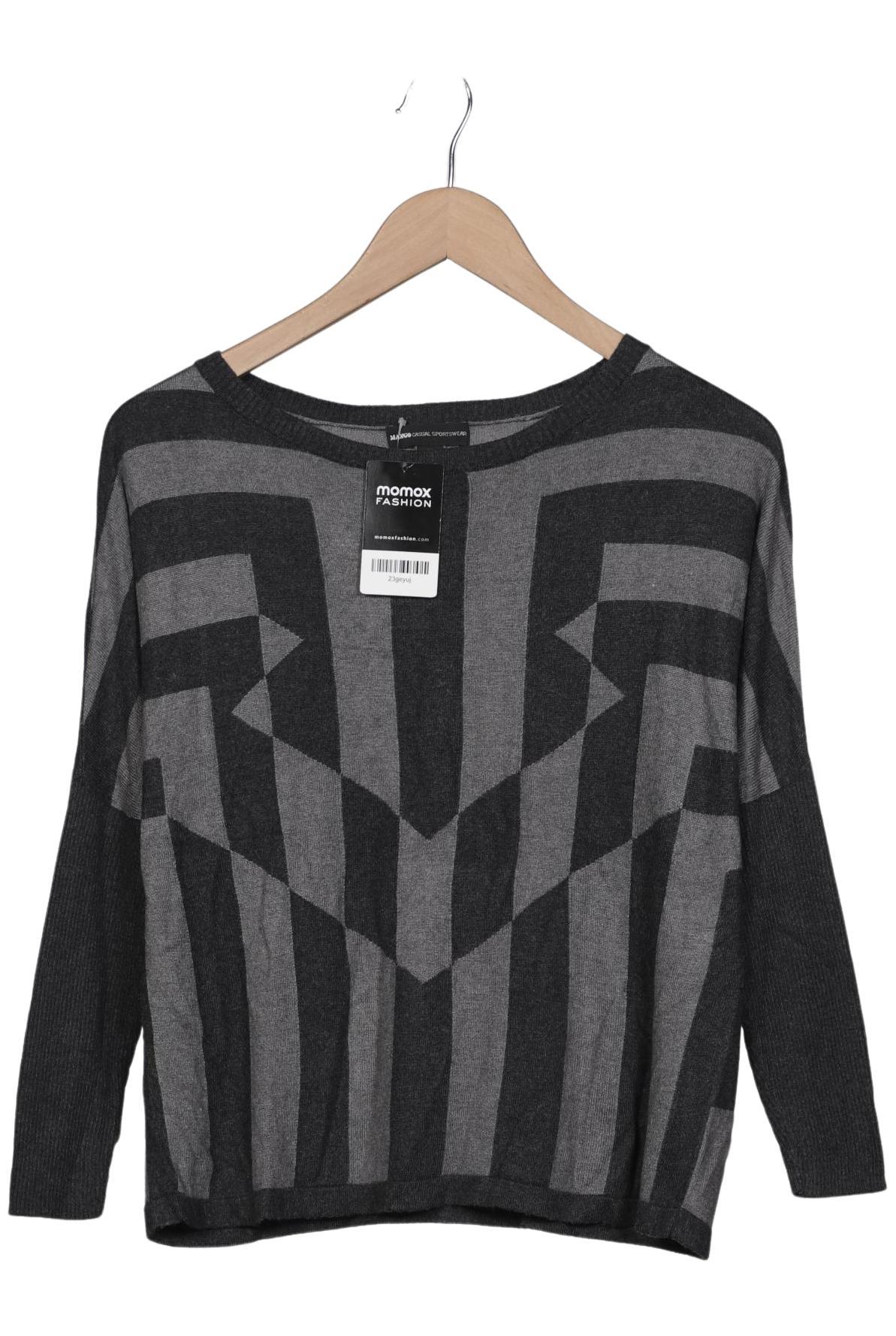 

Mango Damen Pullover, grau, Gr. 38