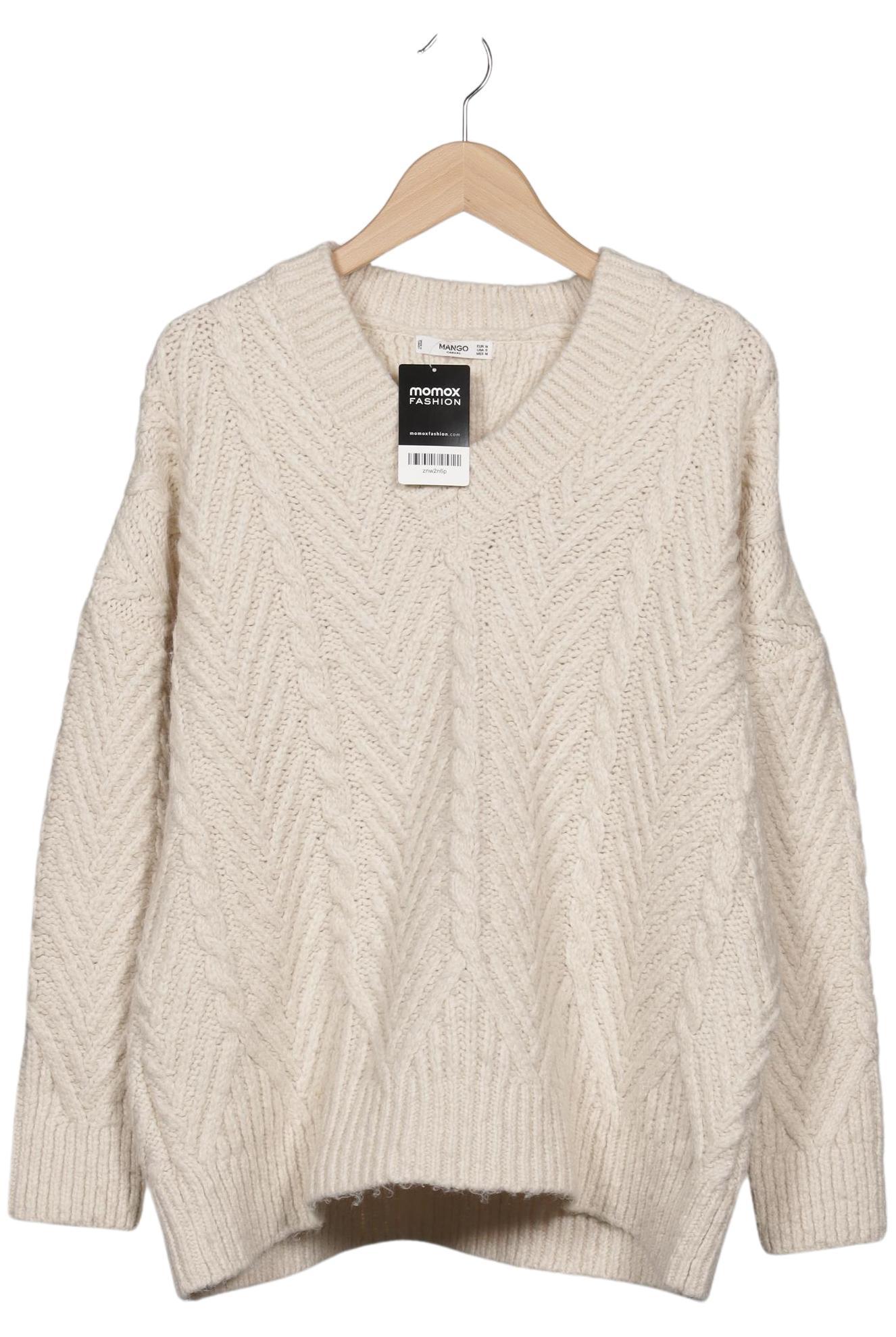 

Mango Damen Pullover, cremeweiß, Gr. 38