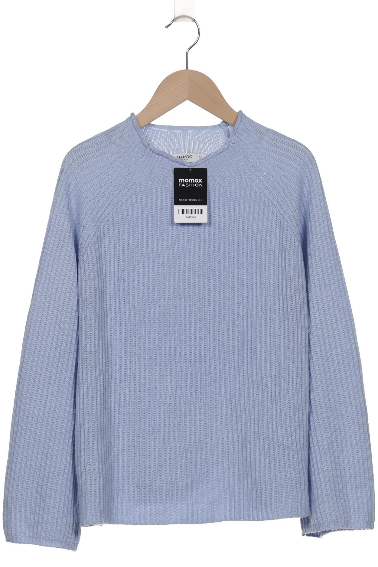 

Mango Damen Pullover, blau, Gr. 36