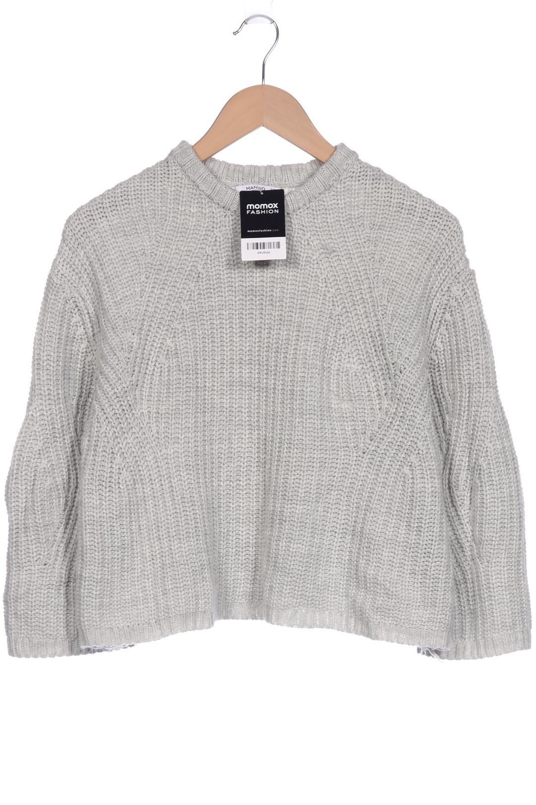 

Mango Damen Pullover, grau, Gr. 38
