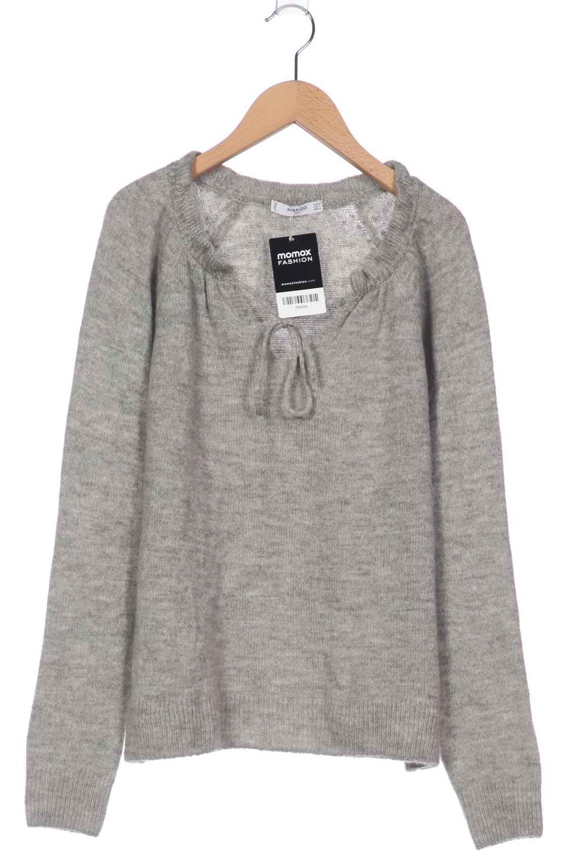 

Mango Damen Pullover, grau, Gr. 38