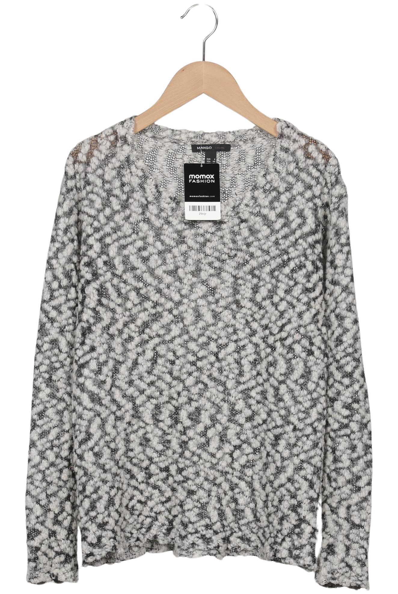 

Mango Damen Pullover, grau, Gr. 36