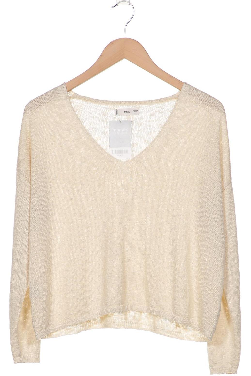 

MANGO Damen Pullover, cremeweiß