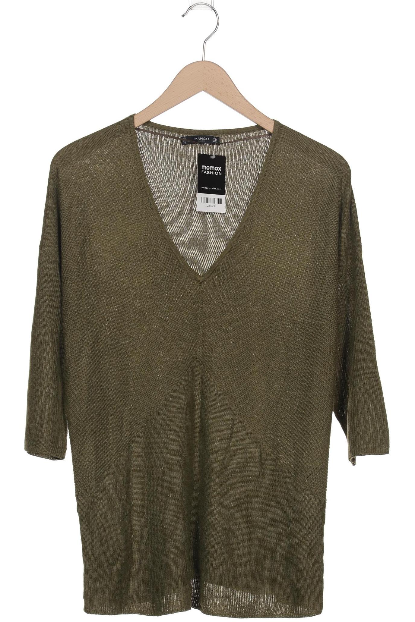 

Mango Damen Pullover, grün, Gr. 38