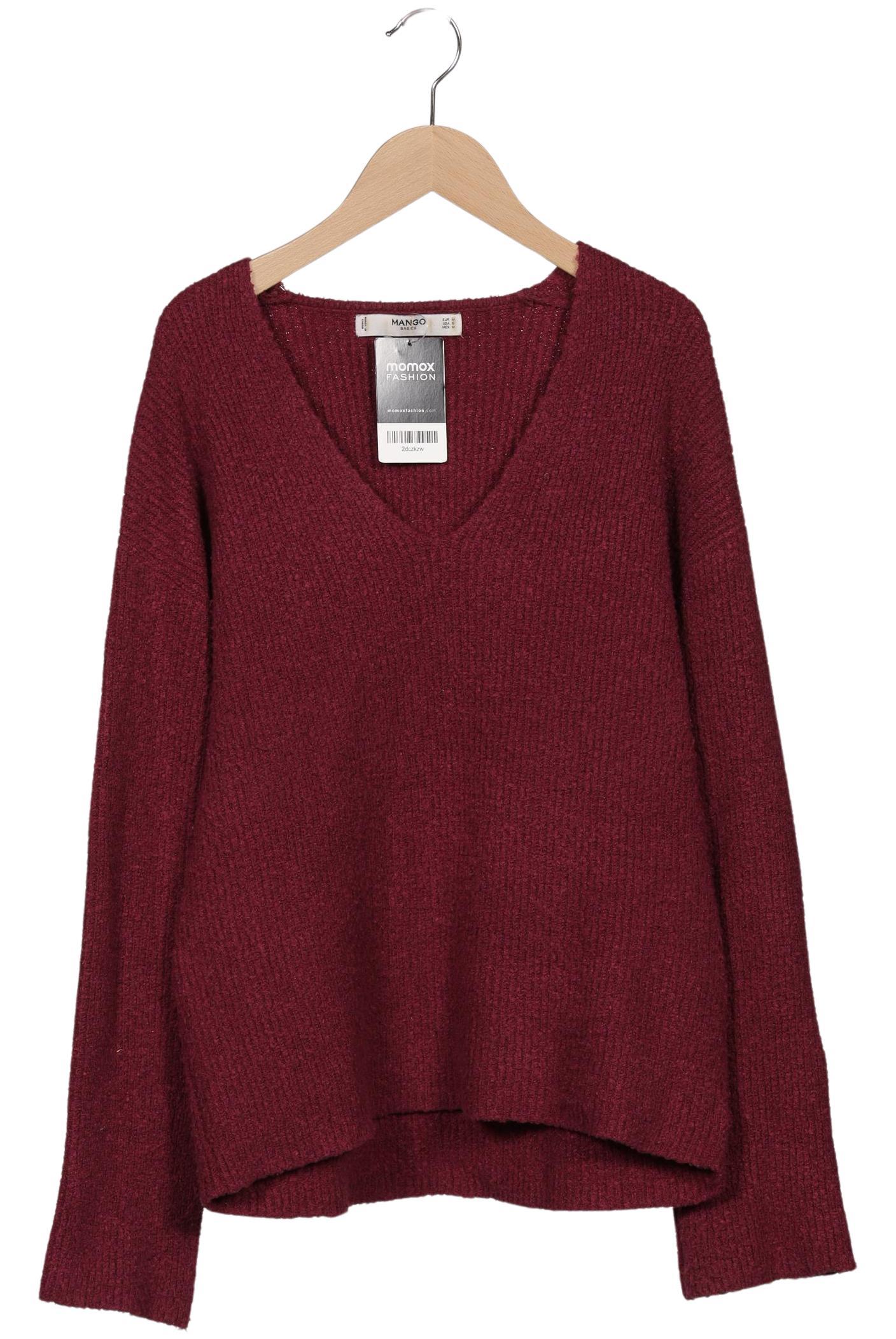 

Mango Damen Pullover, bordeaux, Gr. 38