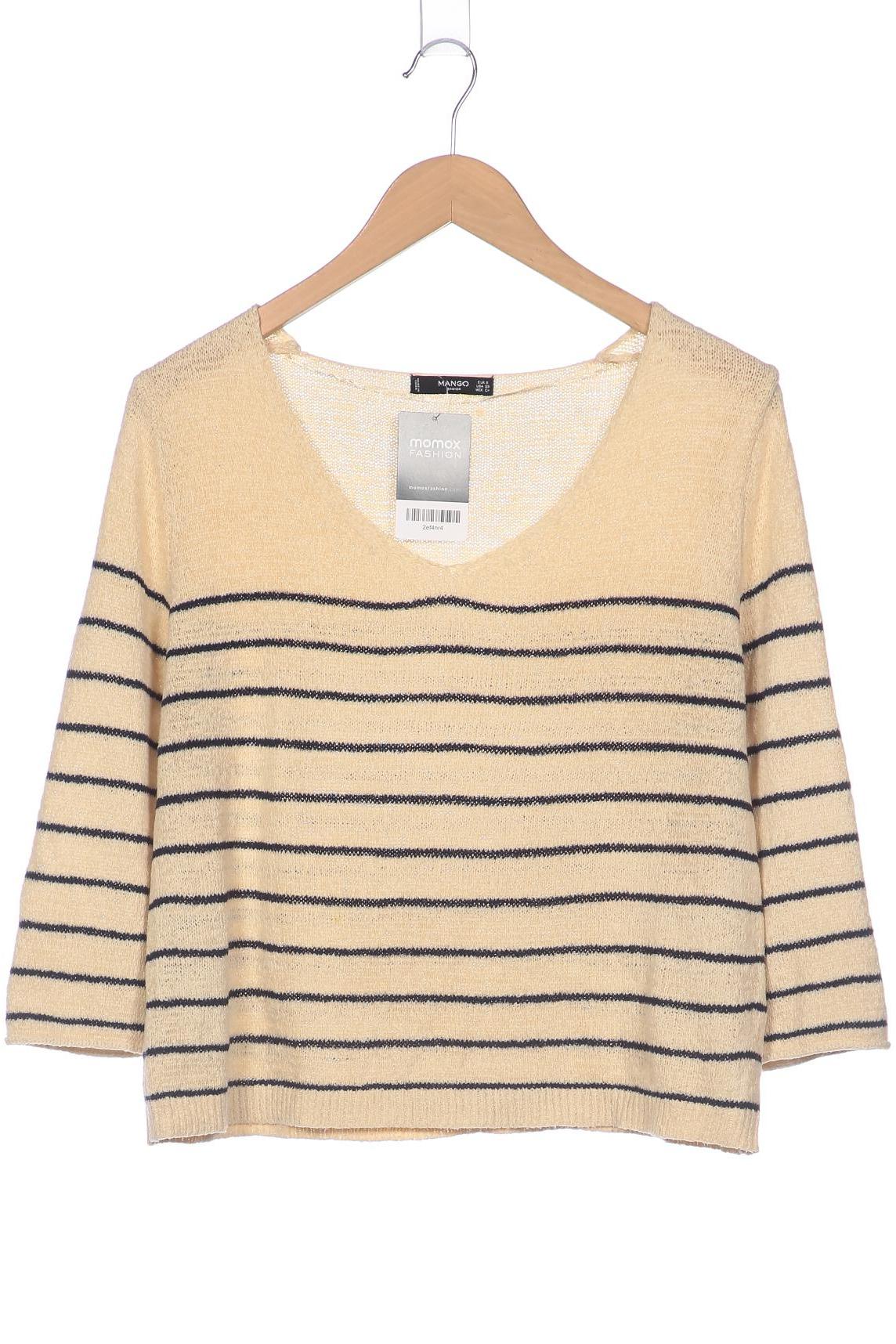 

Mango Damen Pullover, beige, Gr. 36