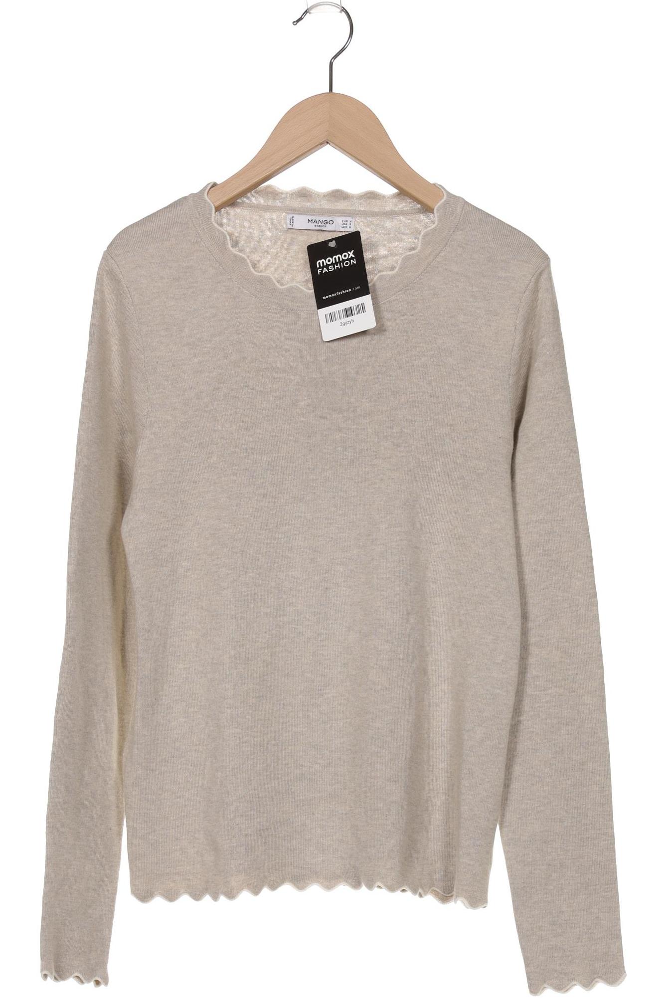 

Mango Damen Pullover, beige, Gr. 38