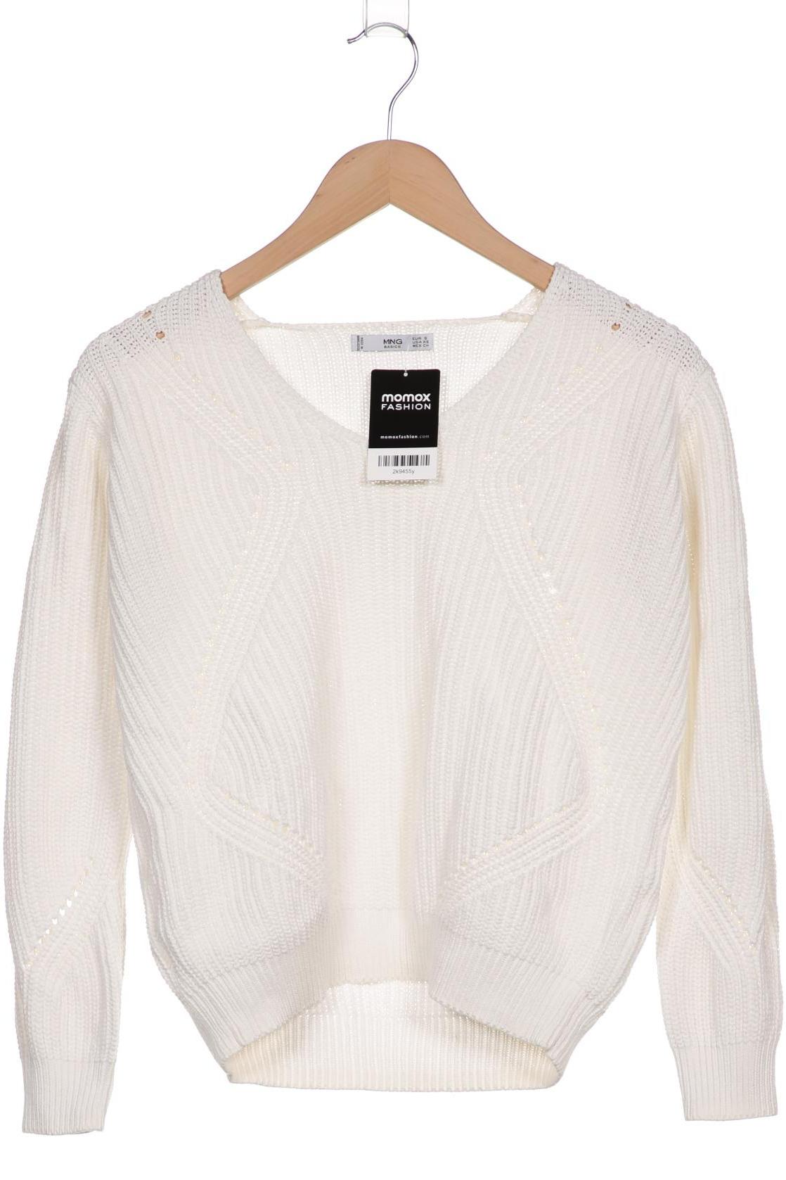 

MANGO Damen Pullover, weiß