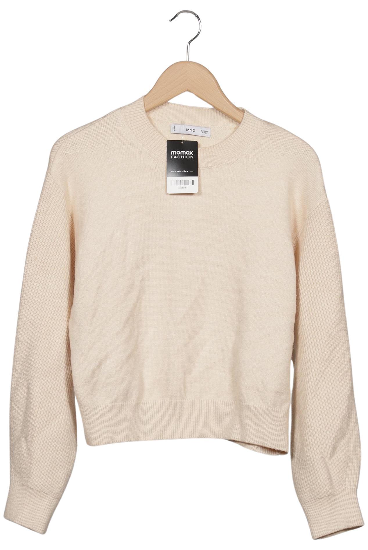 

Mango Damen Pullover, beige, Gr. 36