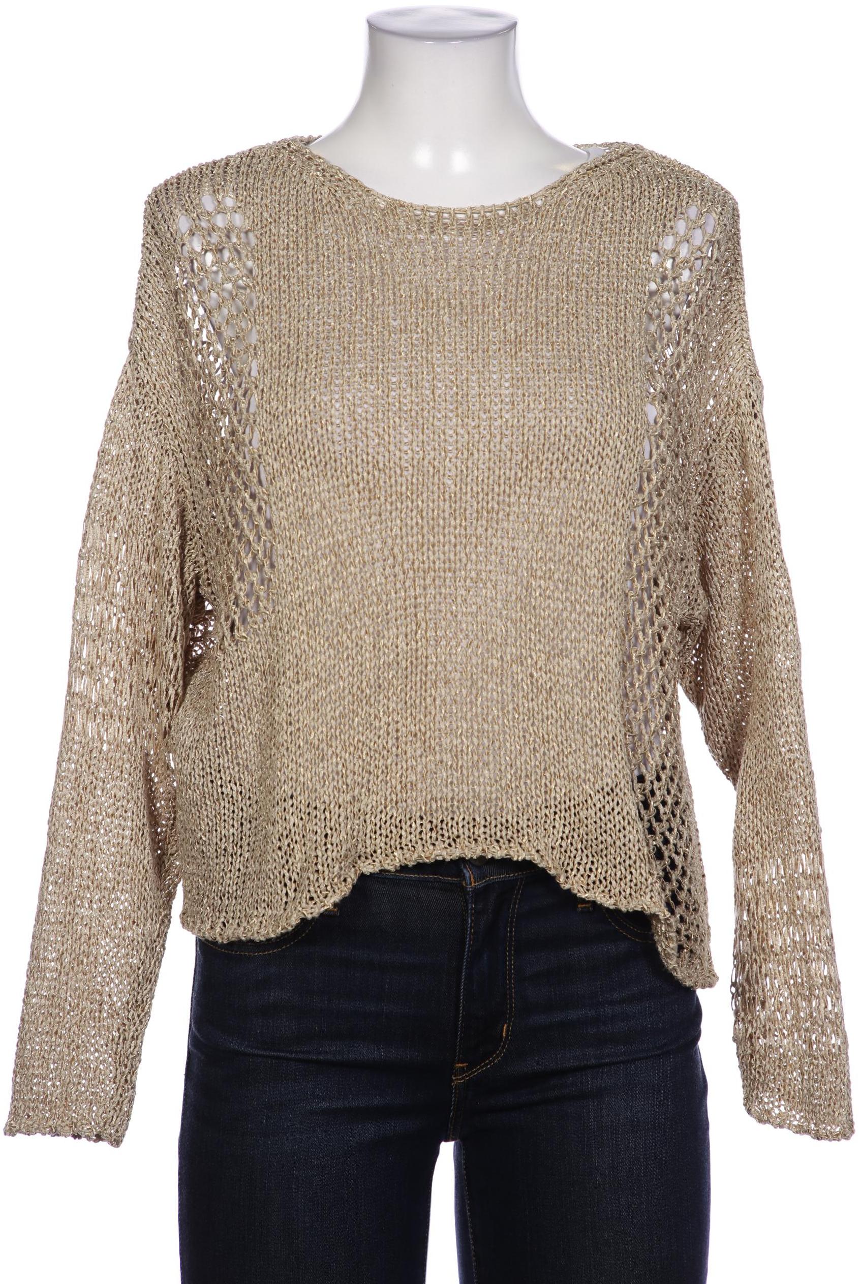 

Mango Damen Pullover, beige, Gr. 36