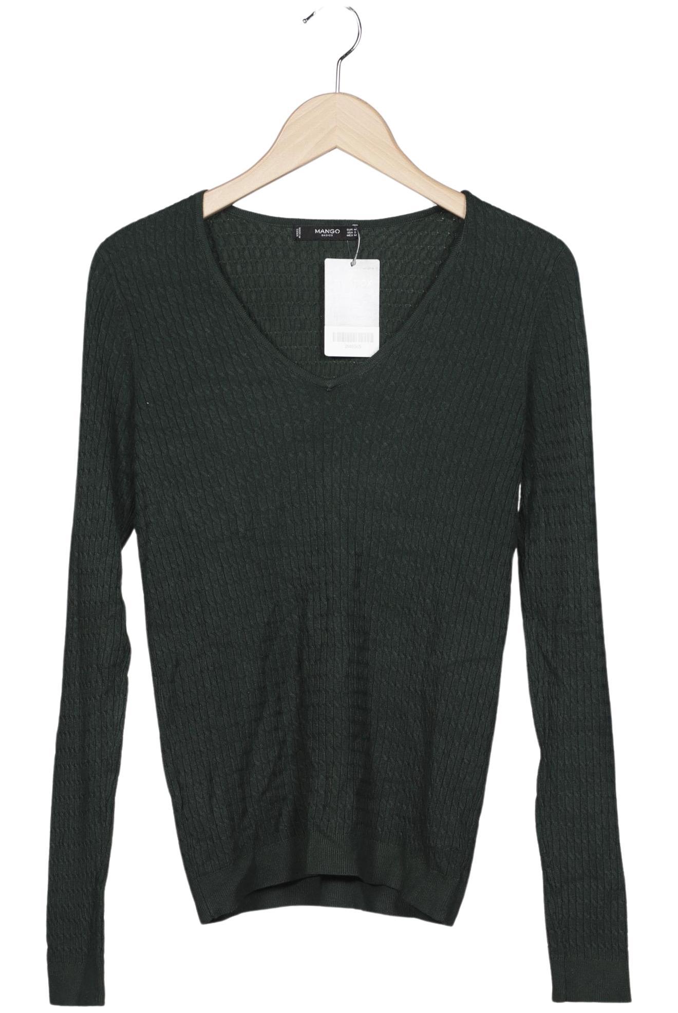

Mango Damen Pullover, grün, Gr. 38