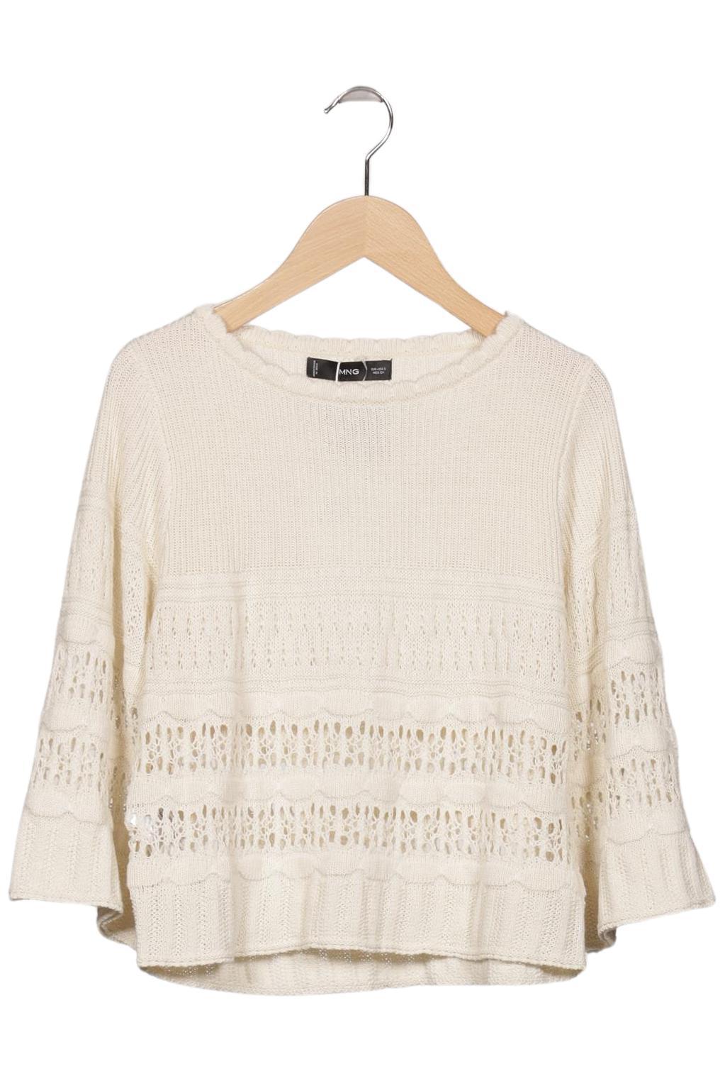 

Mango Damen Pullover, cremeweiß, Gr. 36
