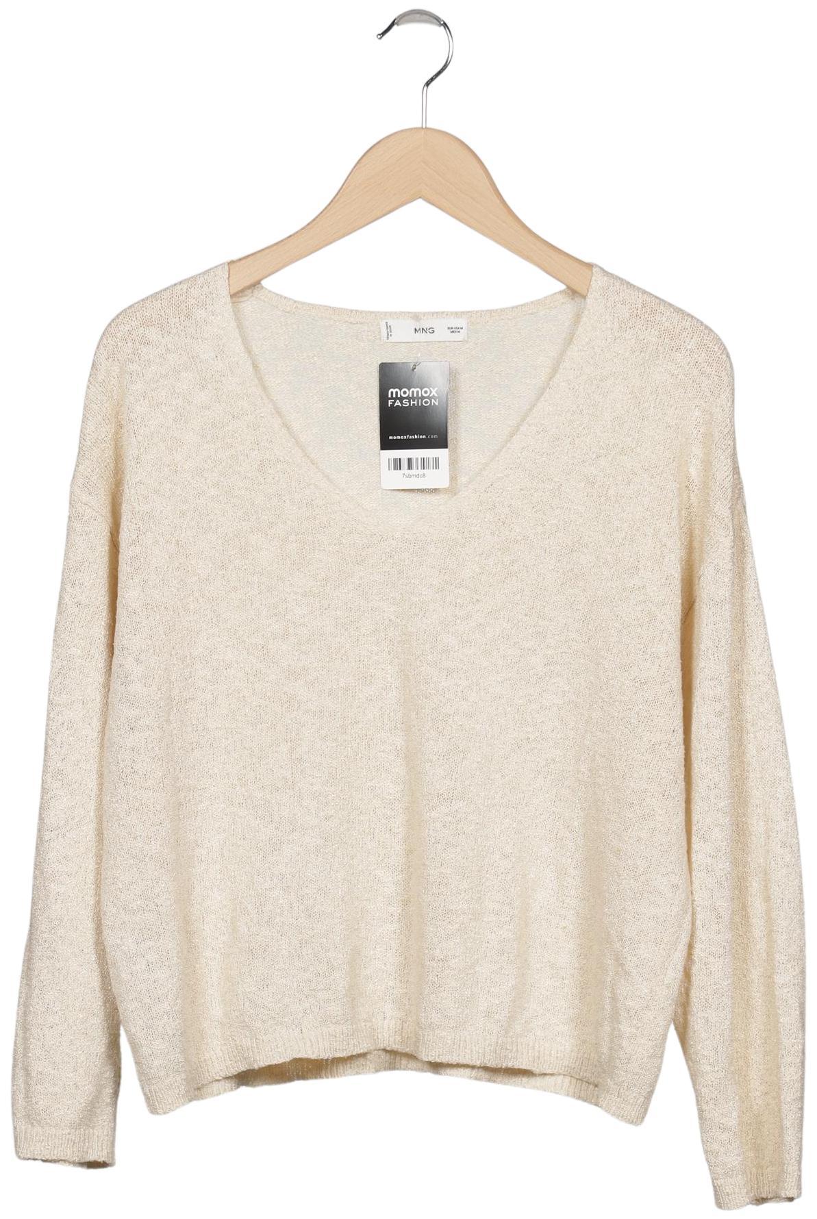 

Mango Damen Pullover, beige, Gr. 38
