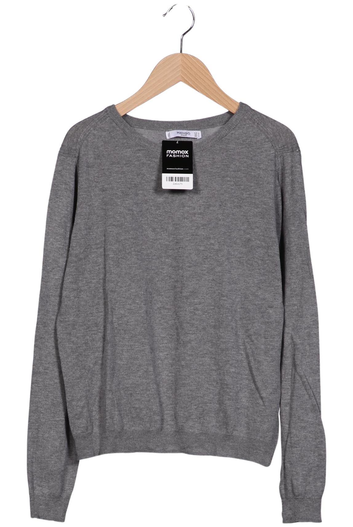 

Mango Damen Pullover, grau, Gr. 38