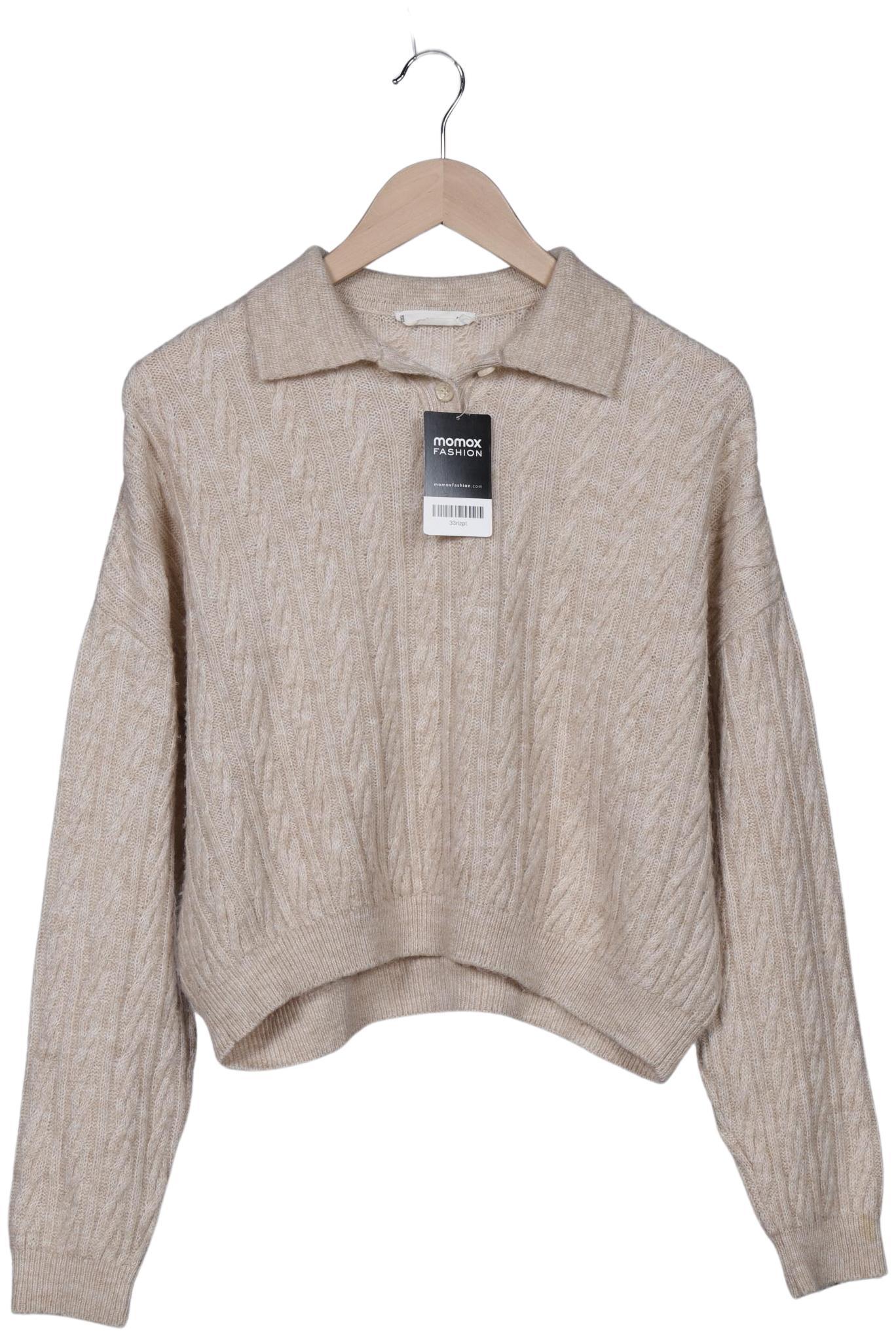 

Mango Damen Pullover, beige, Gr. 38