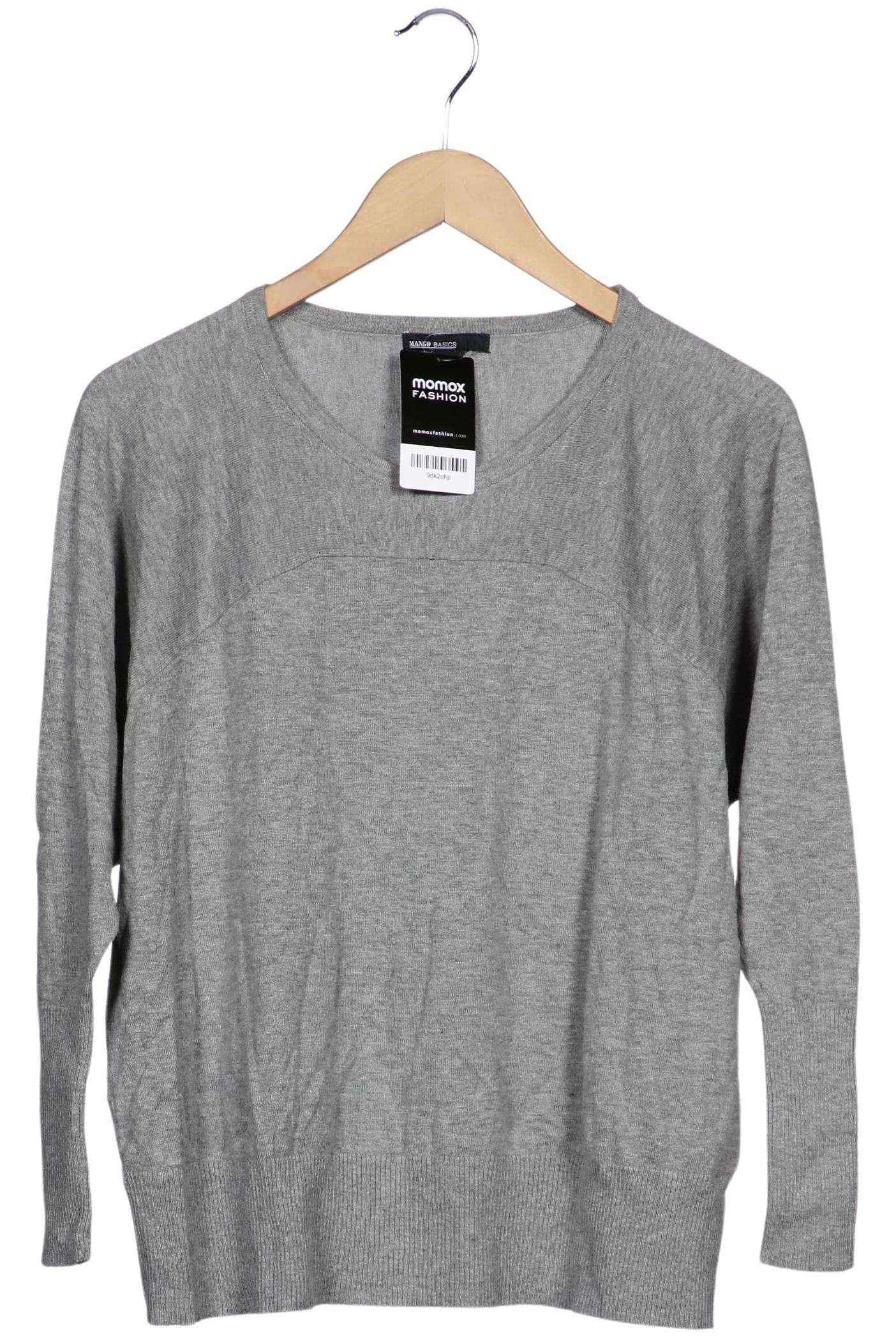 

Mango Damen Pullover, grau, Gr. 36